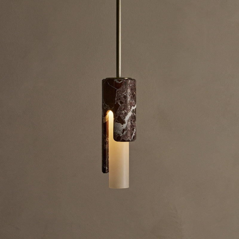 Elix Suspension Marbre Verre Moderne Salon - Neutralighting