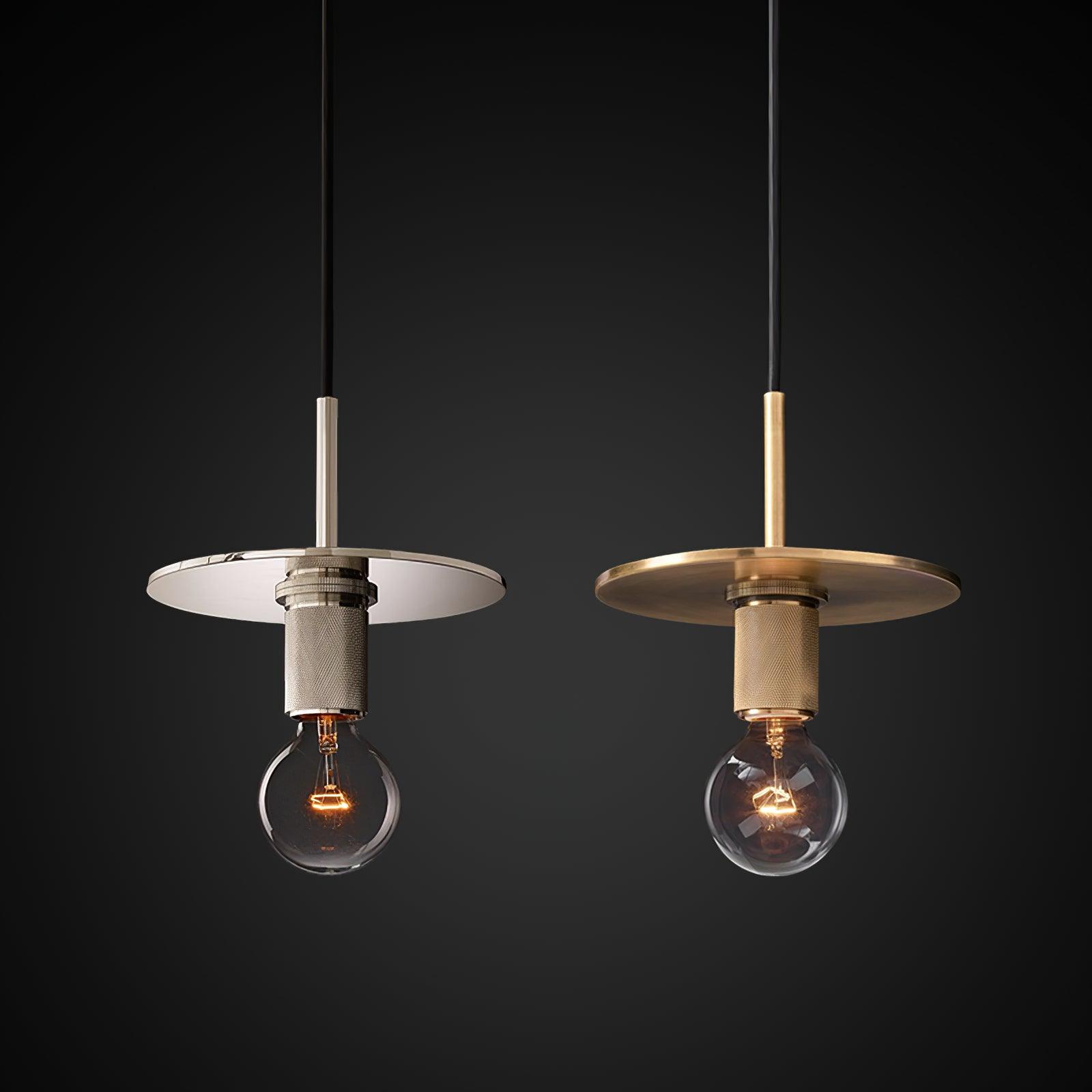 Lyran Suspension minimaliste en laiton pour salle à manger ou cuisine - Neutralighting