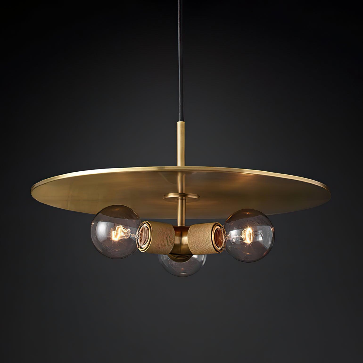 Lyran Suspension minimaliste en laiton pour salle à manger ou cuisine - Neutralighting