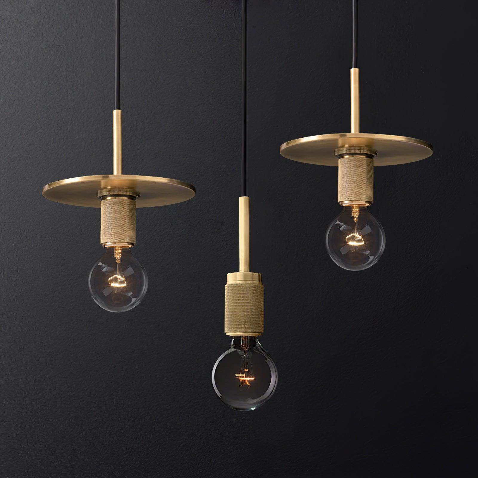 Lyran Suspension minimaliste en laiton pour salle à manger ou cuisine - Neutralighting