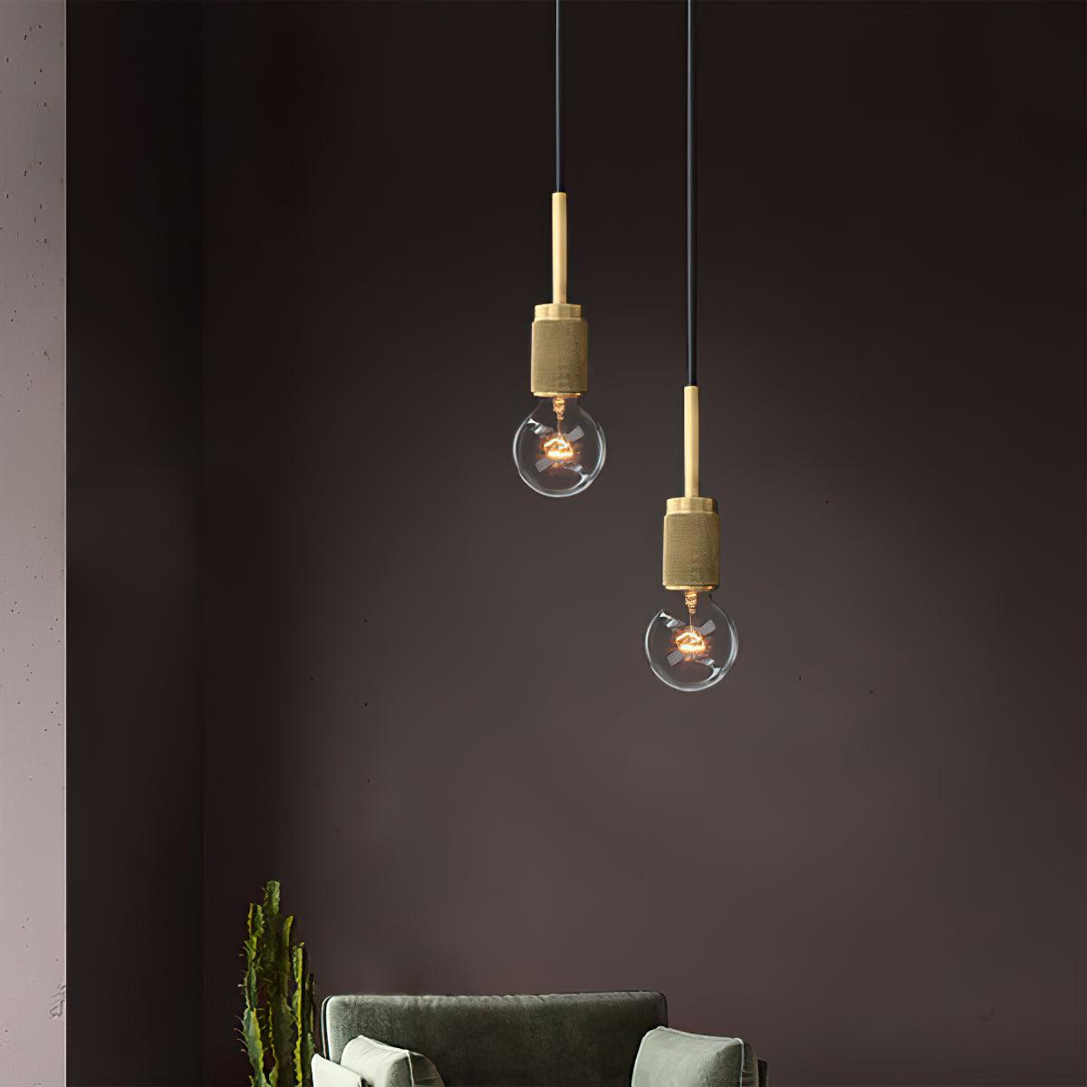 Lyran Suspension minimaliste en laiton pour salle à manger ou cuisine - Neutralighting