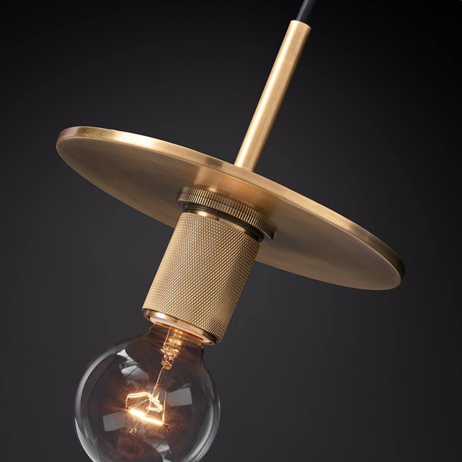 Lyran Suspension minimaliste en laiton pour salle à manger ou cuisine - Neutralighting