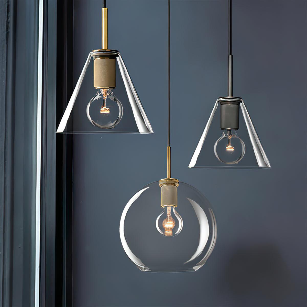 Lyran Suspension minimaliste en laiton pour salle à manger ou cuisine - Neutralighting