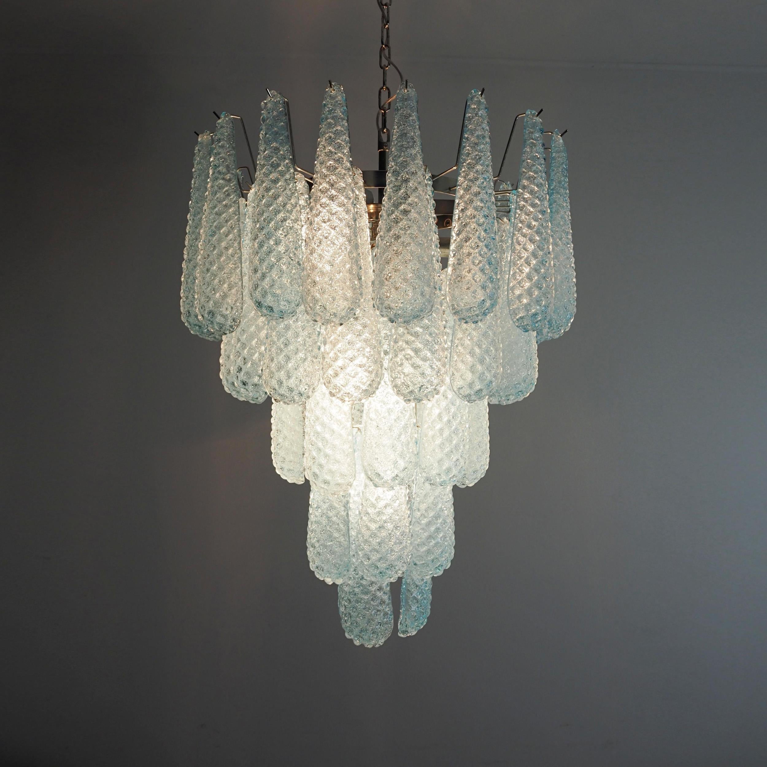 Inset Lustre Goutte Murano Métal Verre Premium - Neutralighting