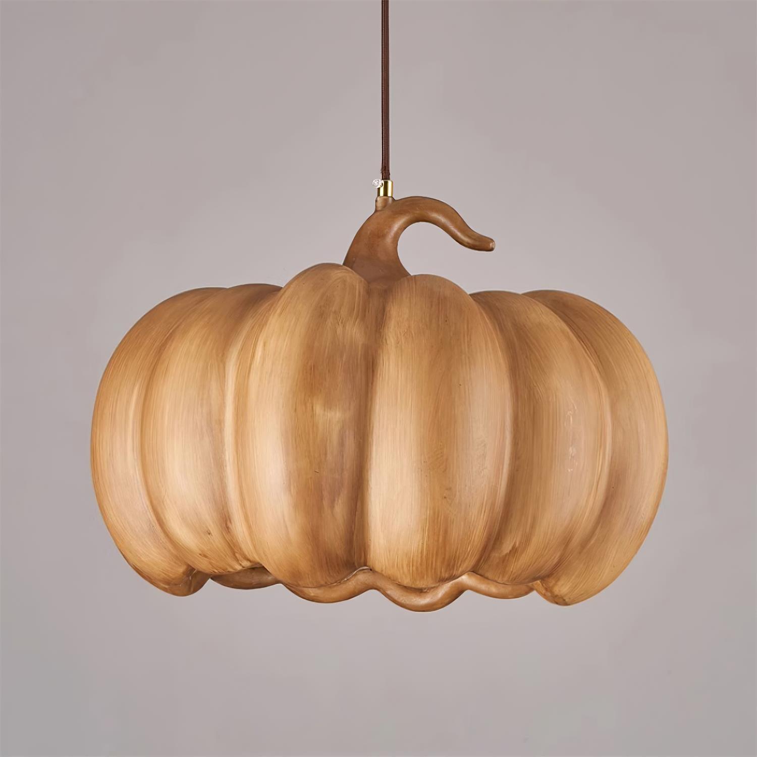 Duzy Pumpkin Pendant Lamp Resin Vintage Japanese - Letslighting