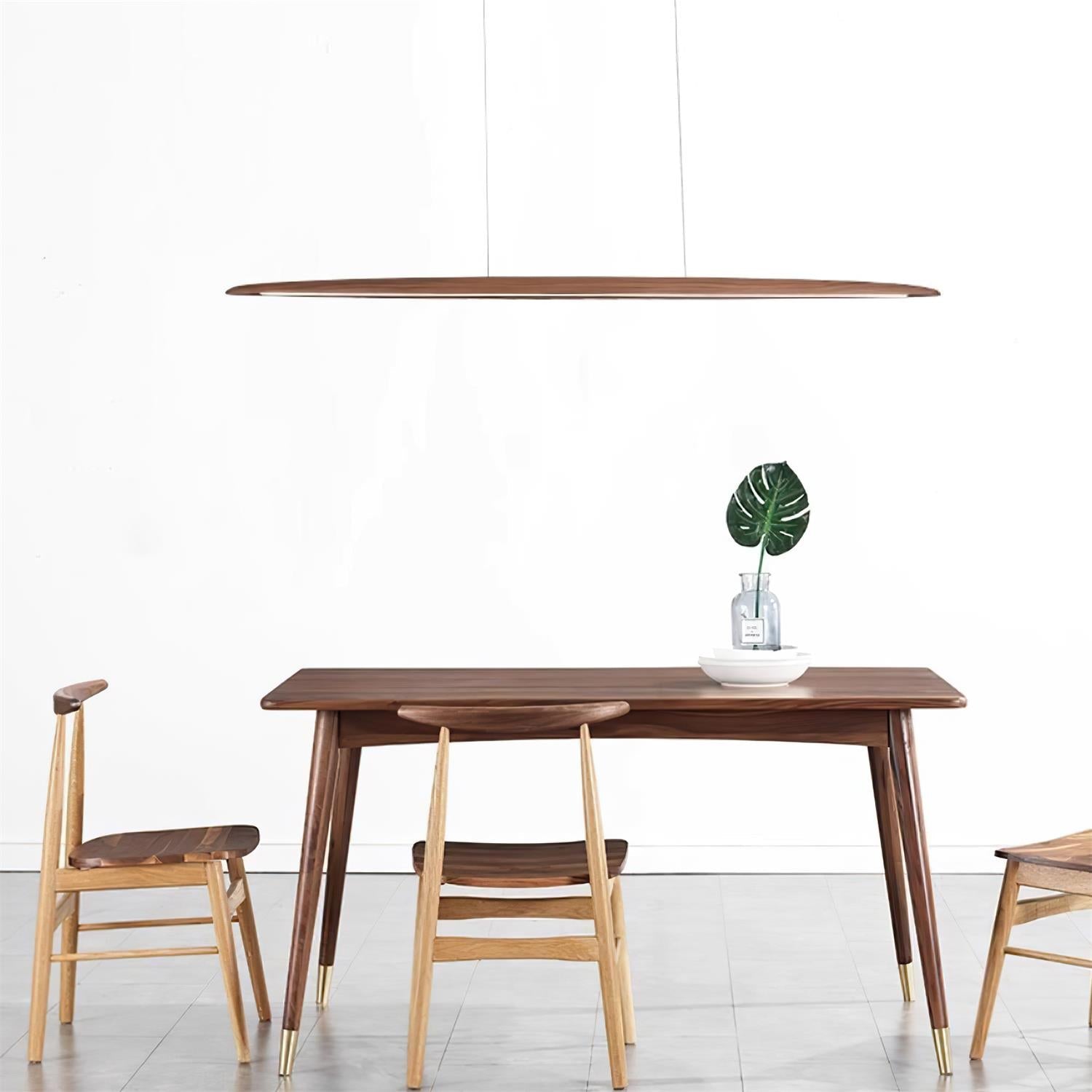 Duvane Lampe Suspendue LED Minimaliste en Bois - Neutralighting