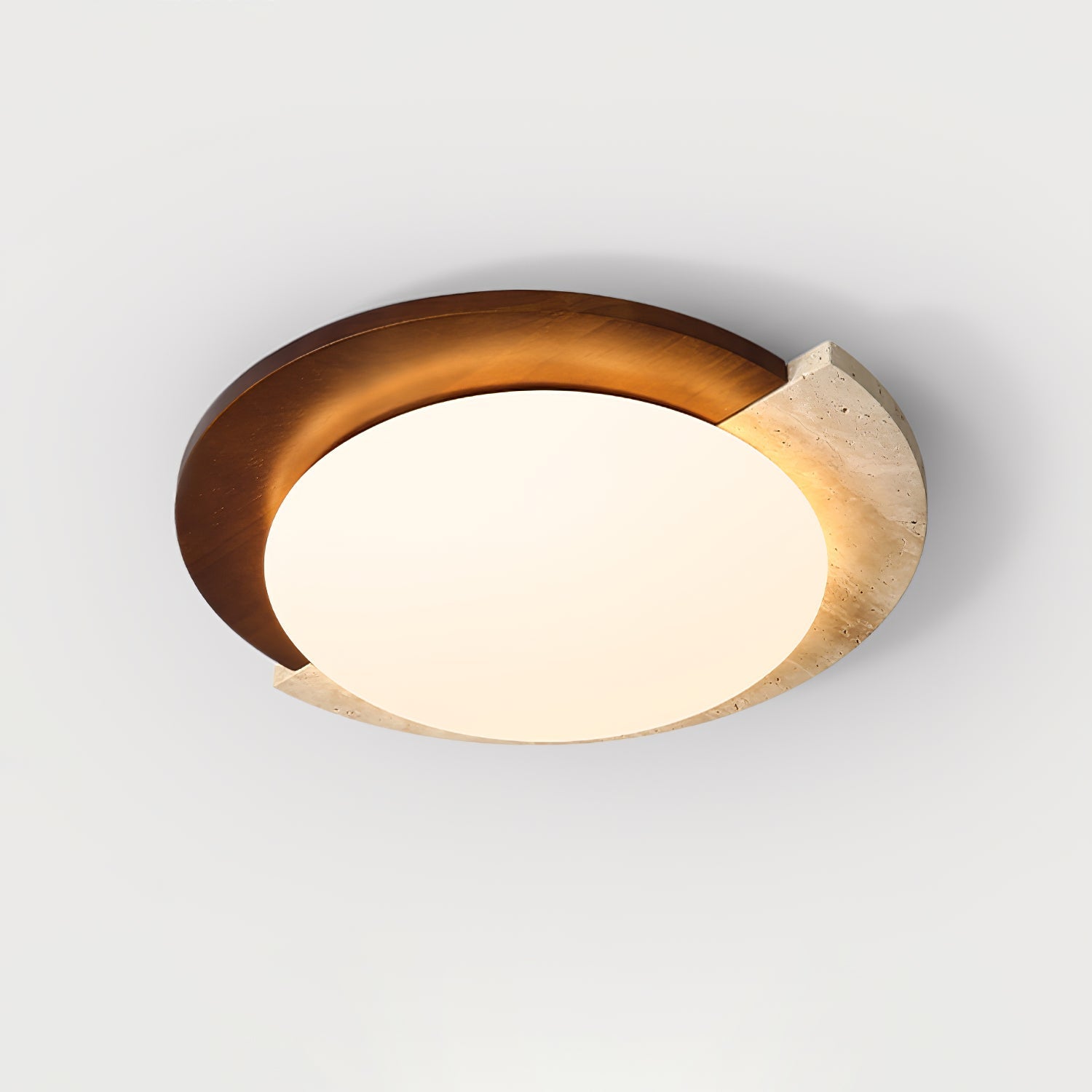Ivnoran Arc-Bord Travertin Plafonnier - Neutralighting
