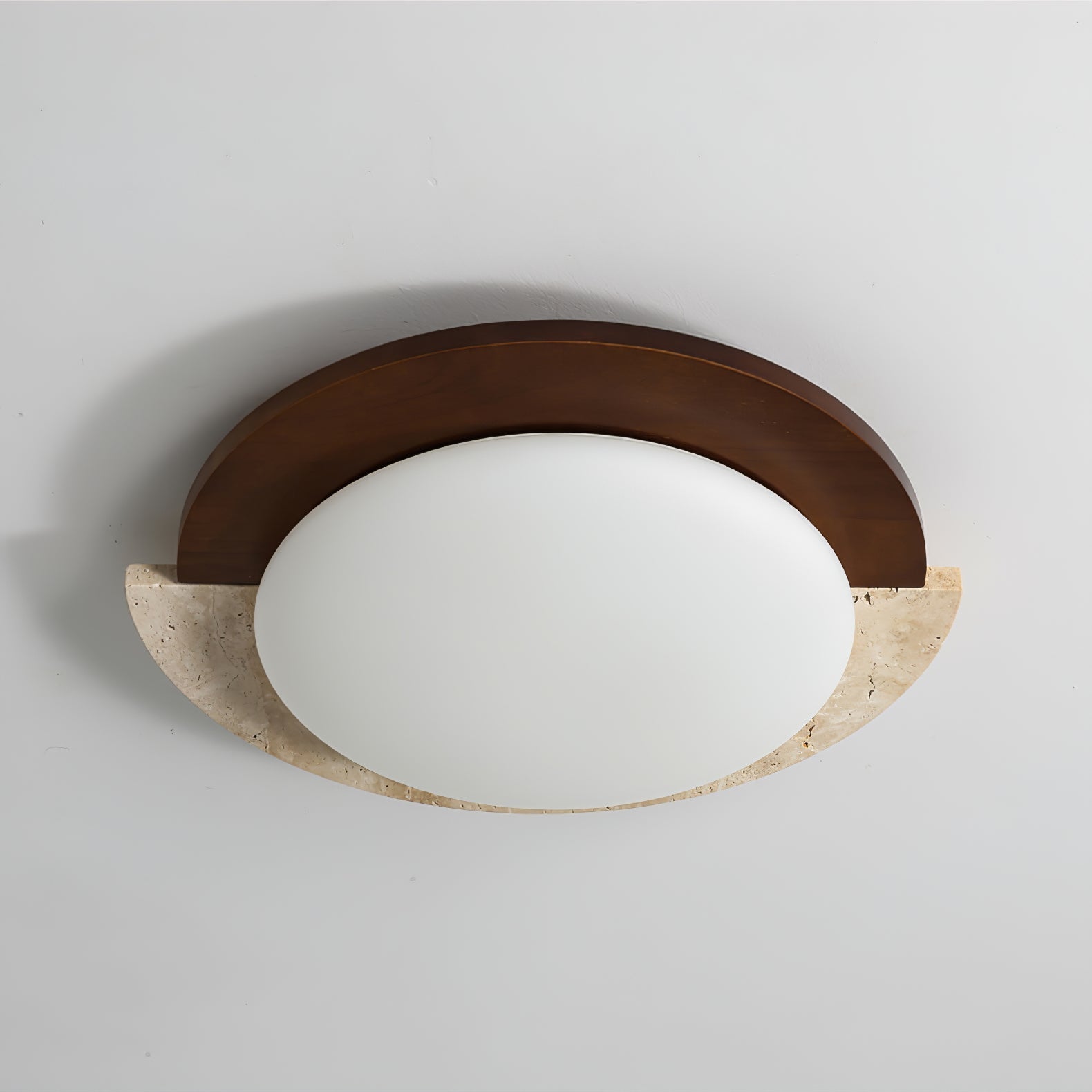 Ivnoran Arc-Bord Travertin Plafonnier - Neutralighting