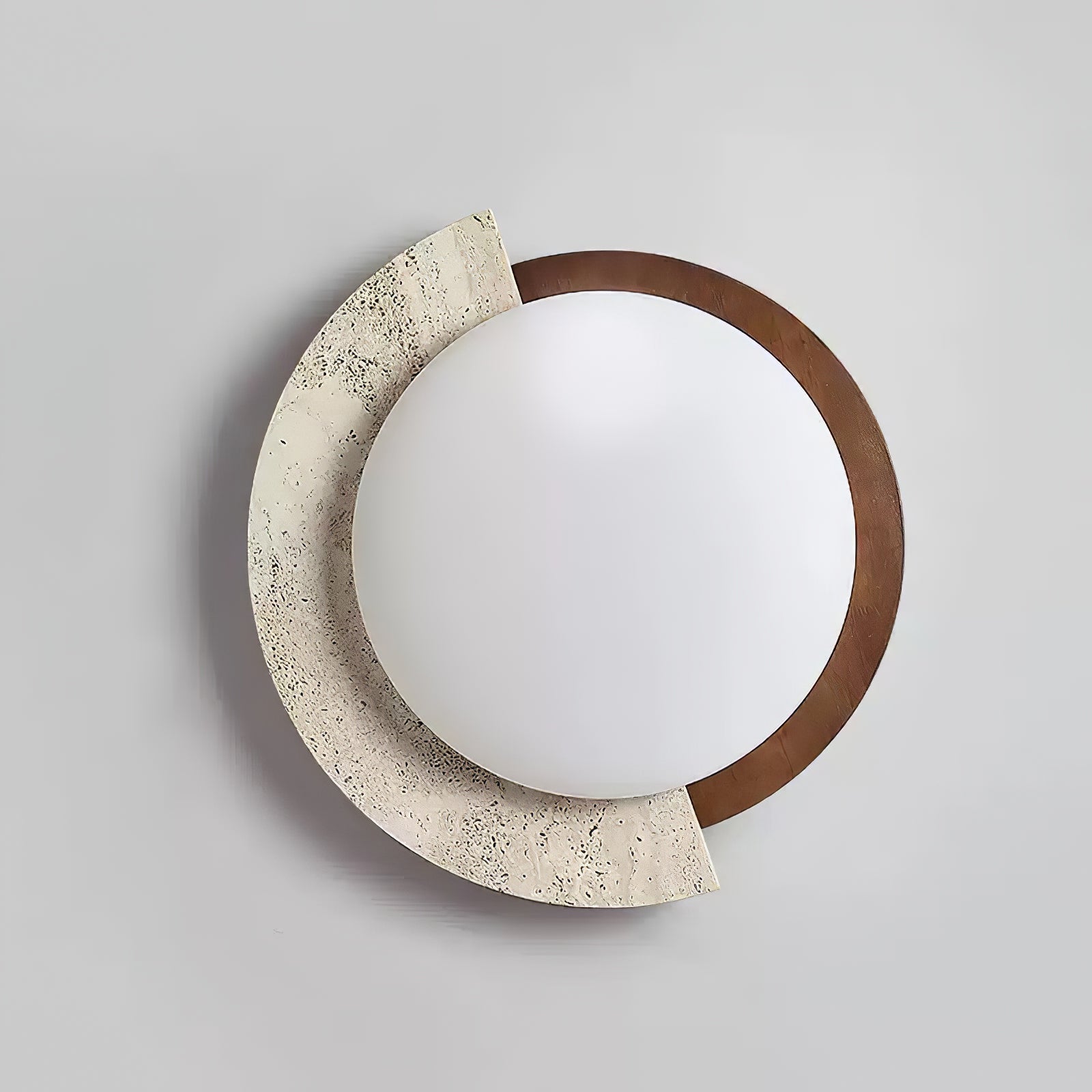 Ivnoran Arc-Bord Travertin Plafonnier - Neutralighting