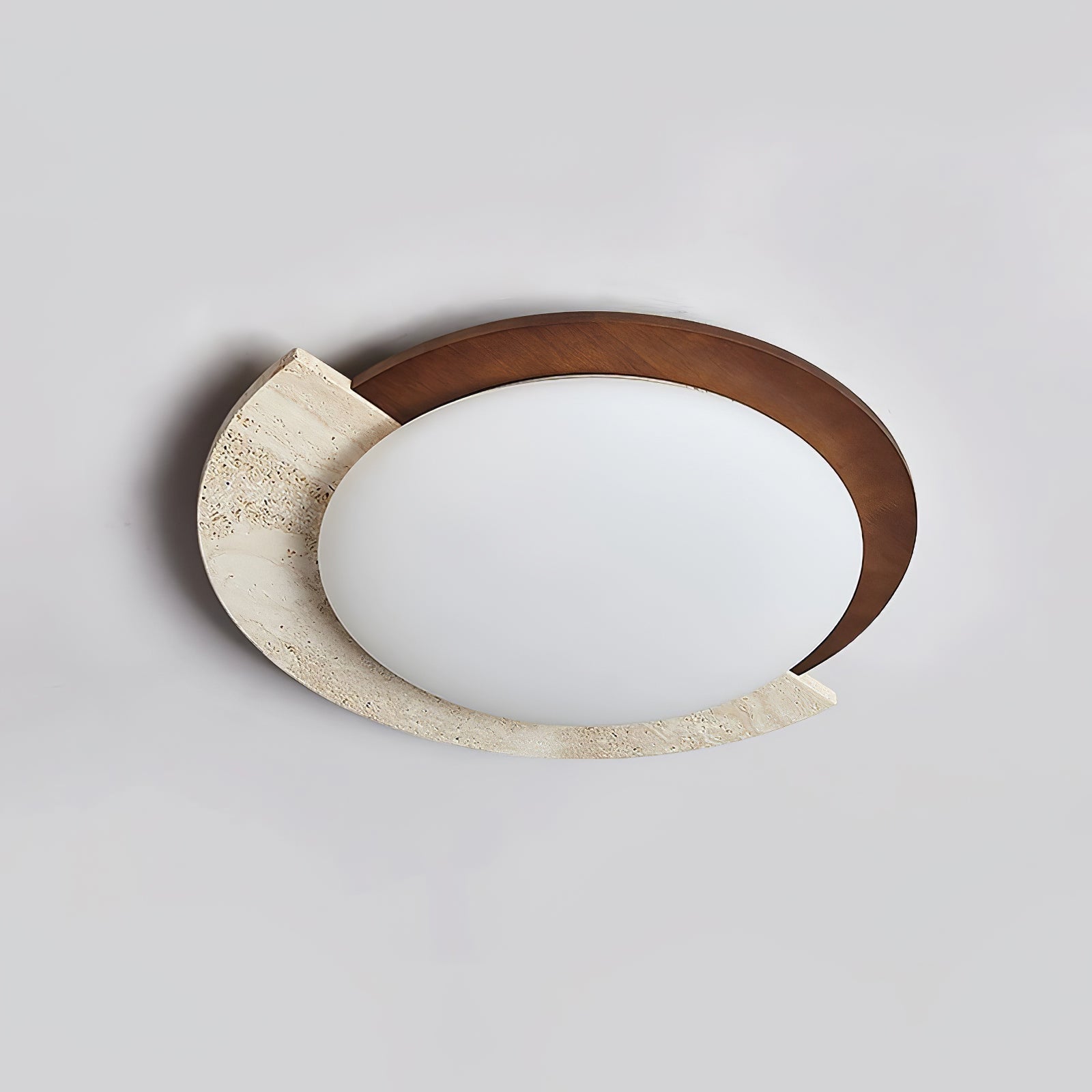 Ivnoran Arc-Bord Travertin Plafonnier - Neutralighting
