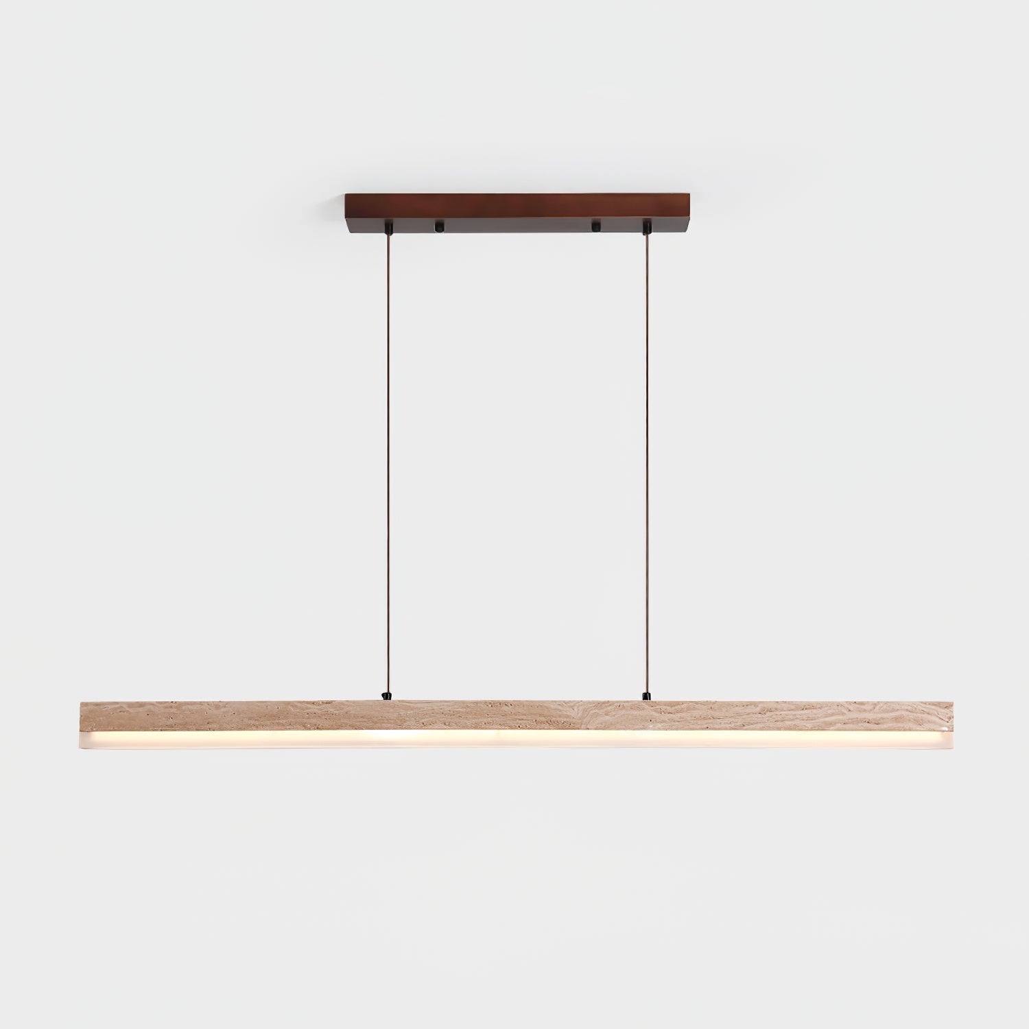Ivsoryra Lampe Suspendue Rectangulaire en Travertin - Neutralighting