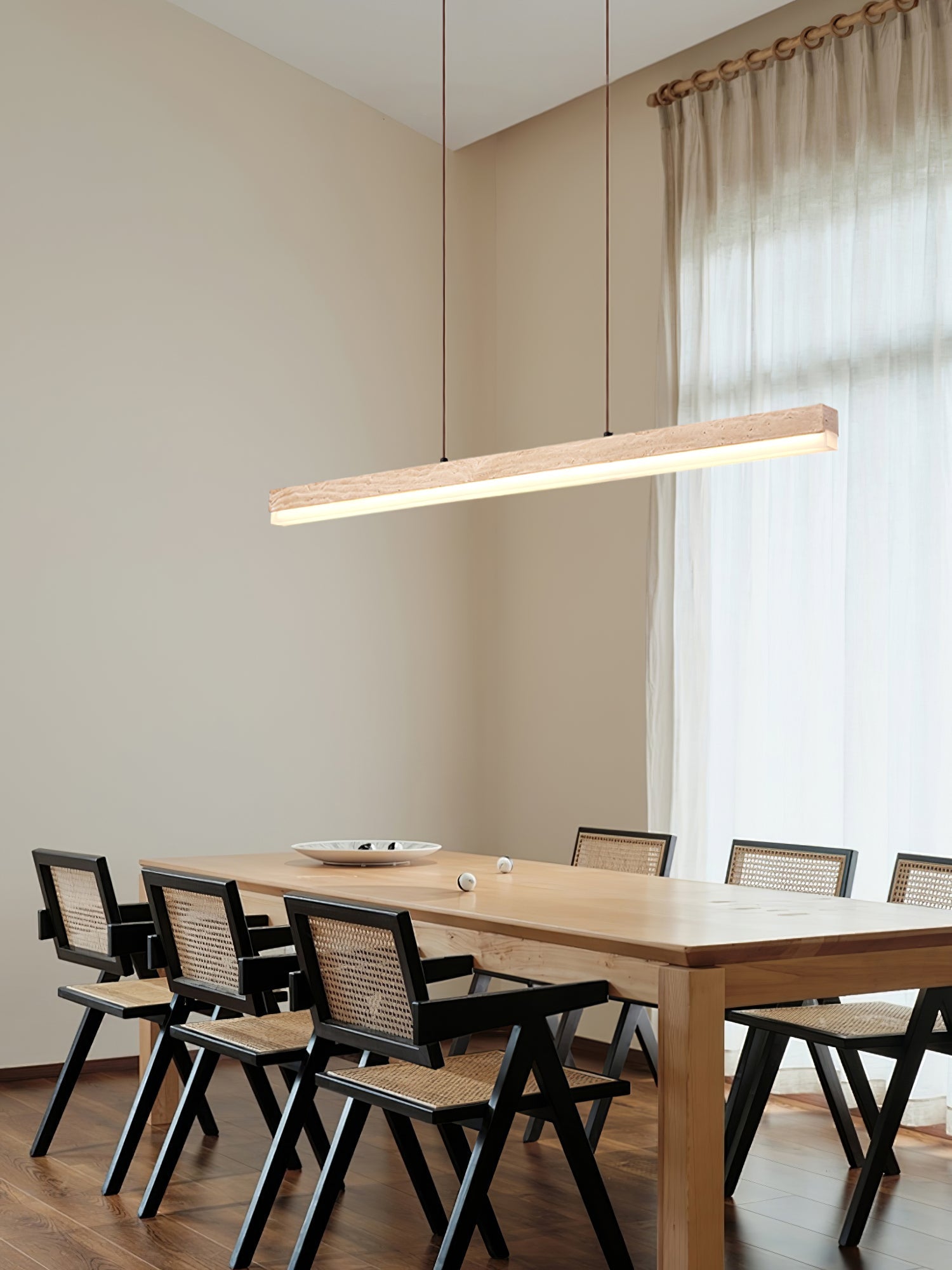 Ivsoryra Lampe Suspendue Rectangulaire en Travertin - Neutralighting