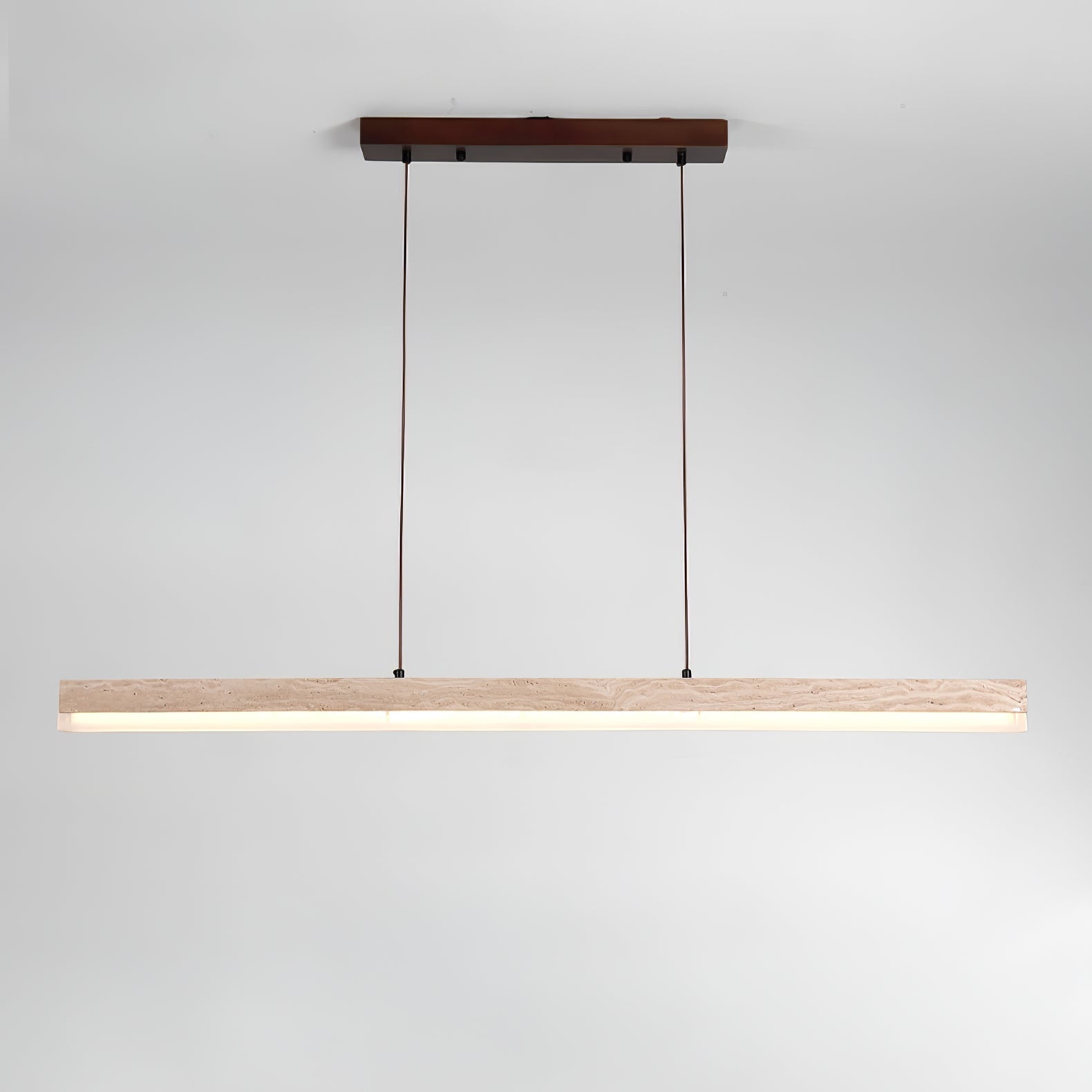 Ivsoryra Lampe Suspendue Rectangulaire en Travertin - Neutralighting