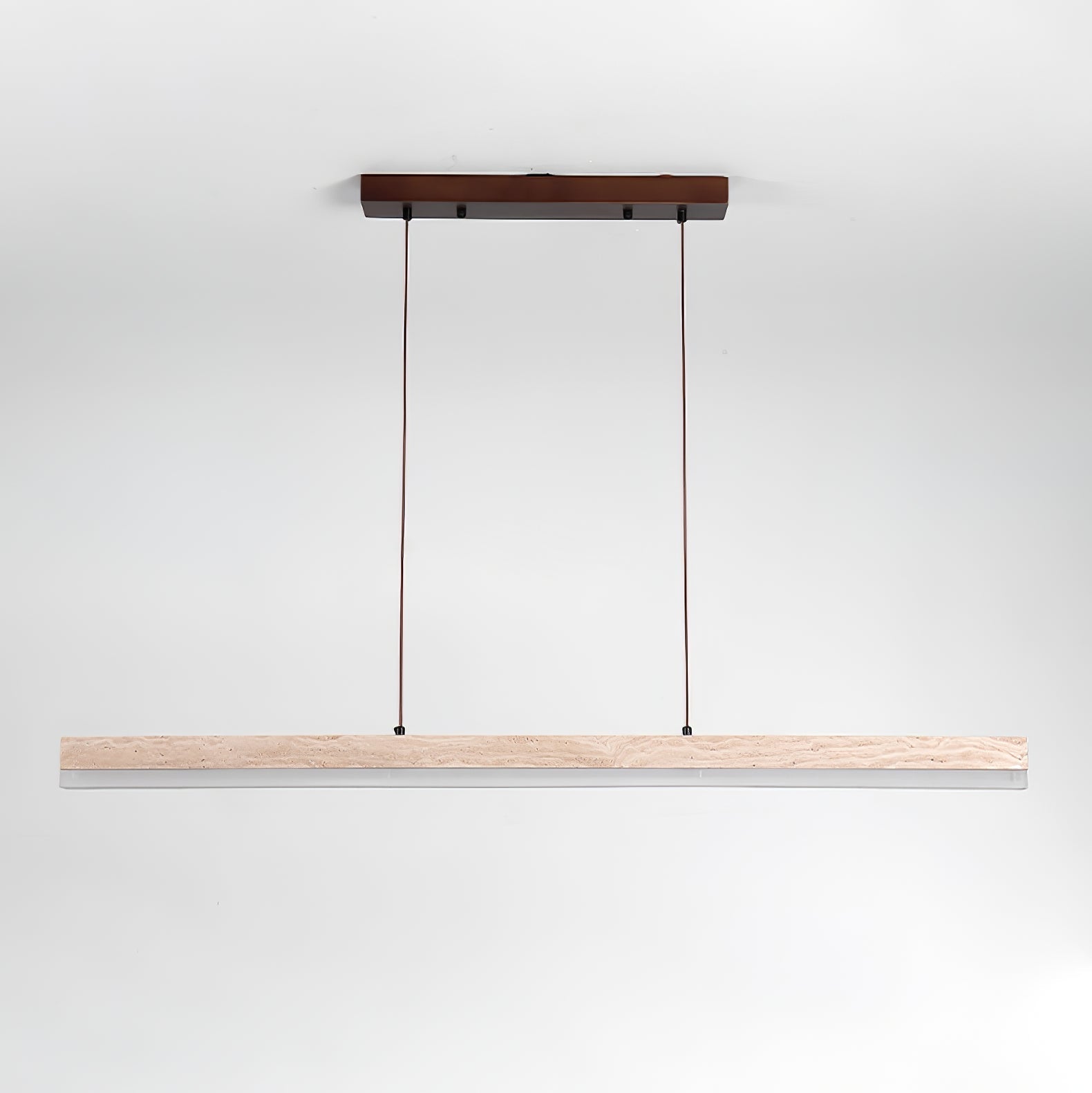 Ivsoryra Lampe Suspendue Rectangulaire en Travertin - Neutralighting