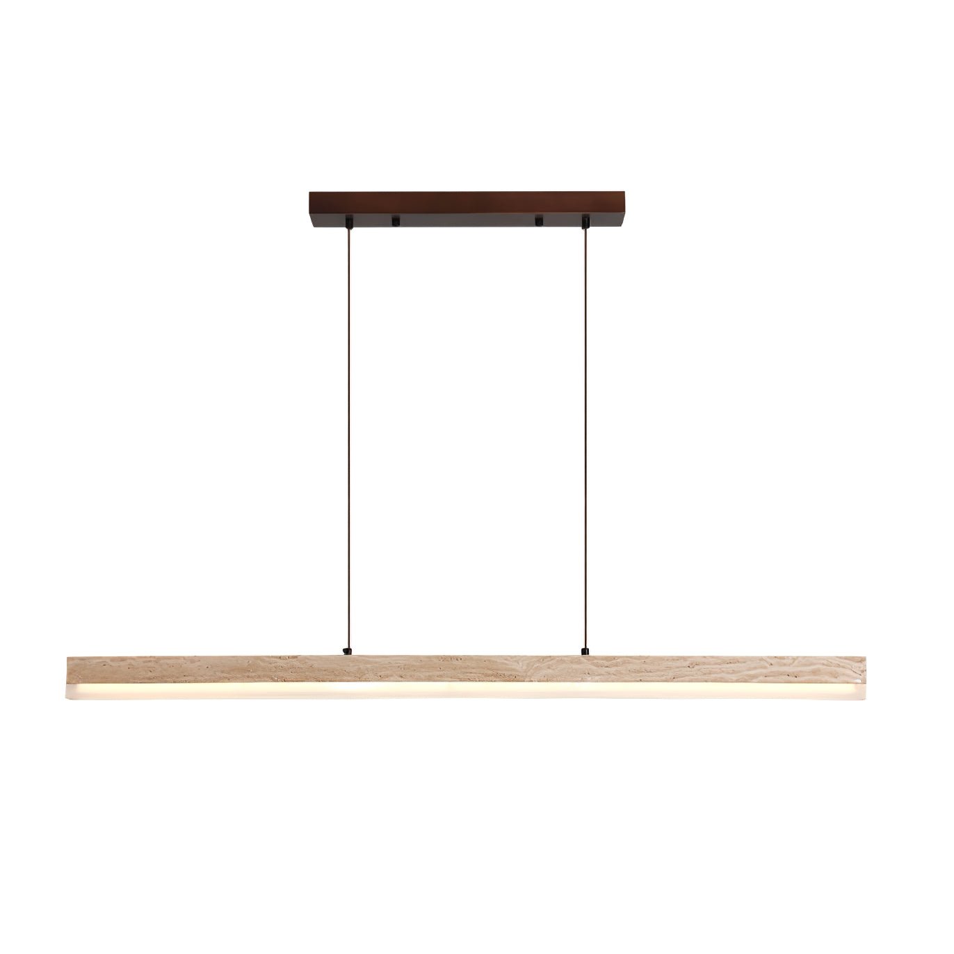 Ivsoryra Lampe Suspendue Rectangulaire en Travertin - Neutralighting