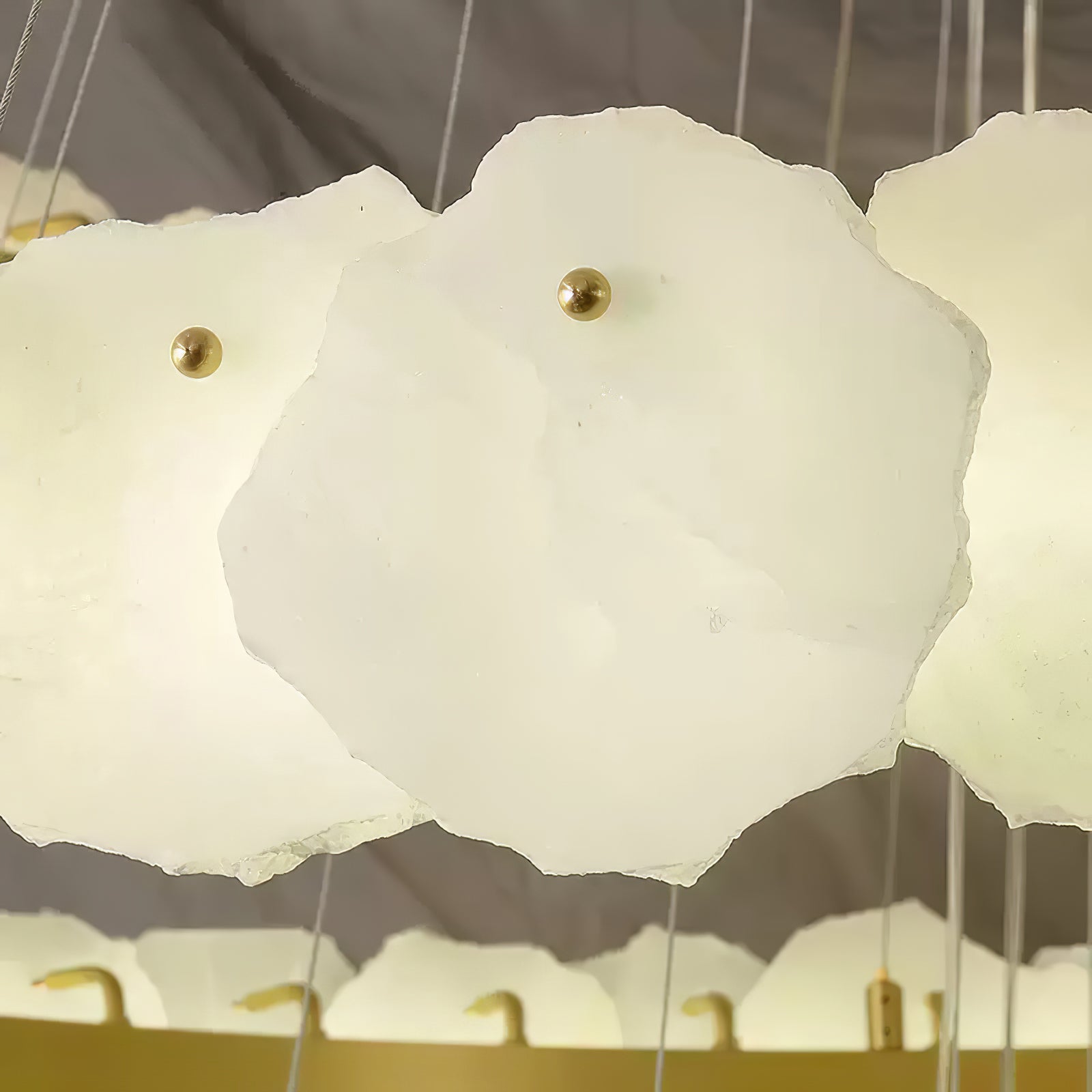 Selene Chandelier de Luxe en Albâtre - Neutralighting