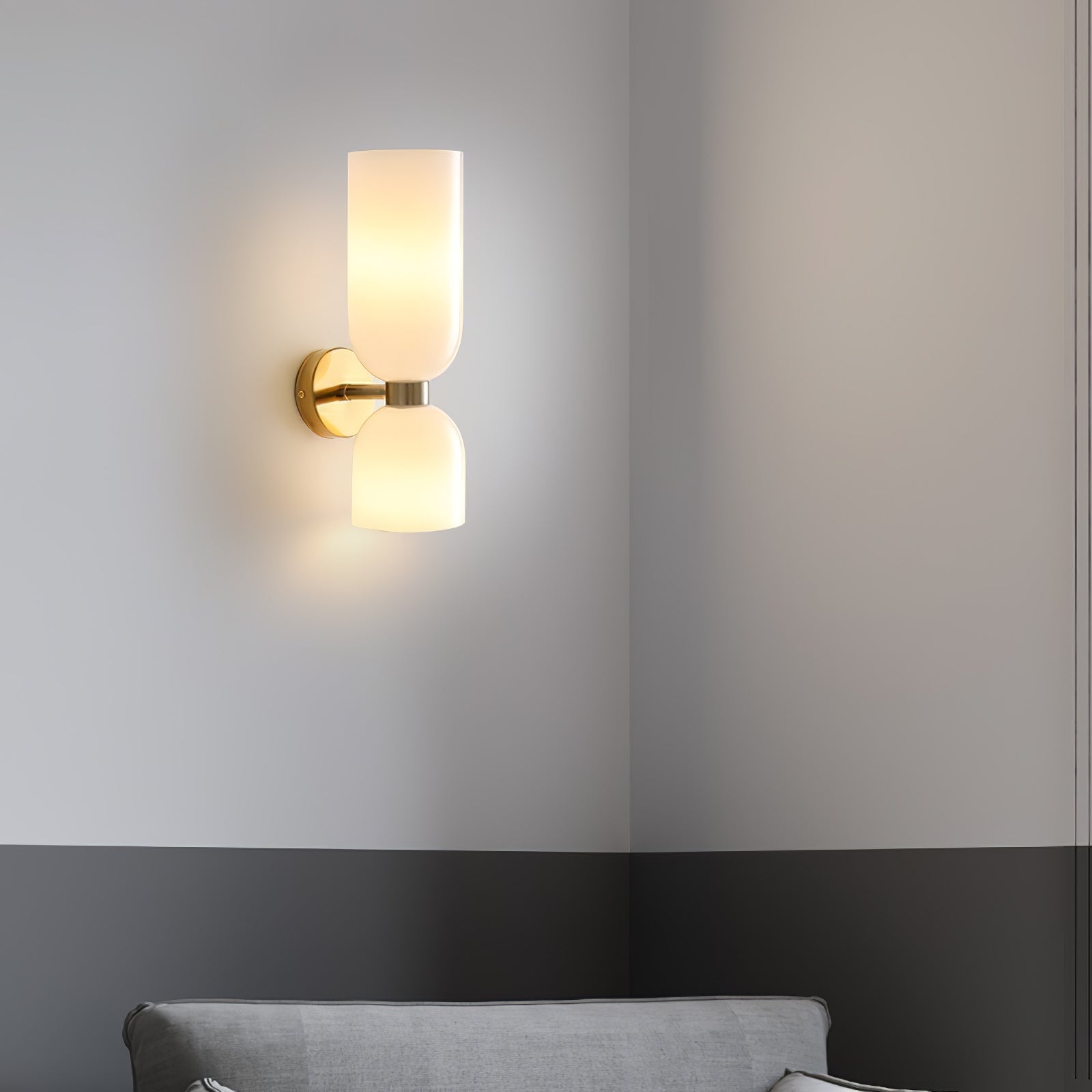 Lylaearis Nordic Art Plug-In Glass Wall Lamp - Neutralighting