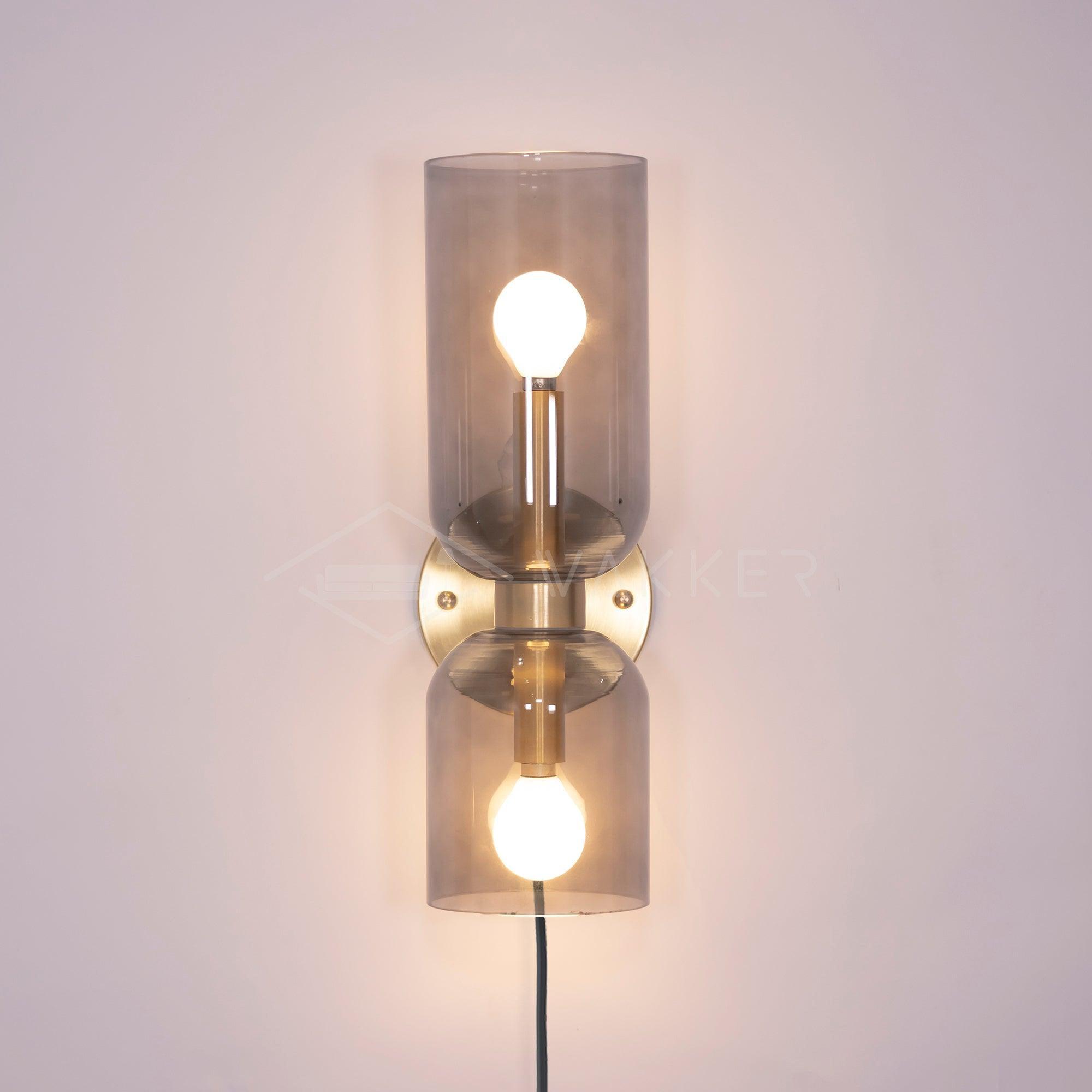 Lylaearis Nordic Art Plug-In Glass Wall Lamp - Neutralighting