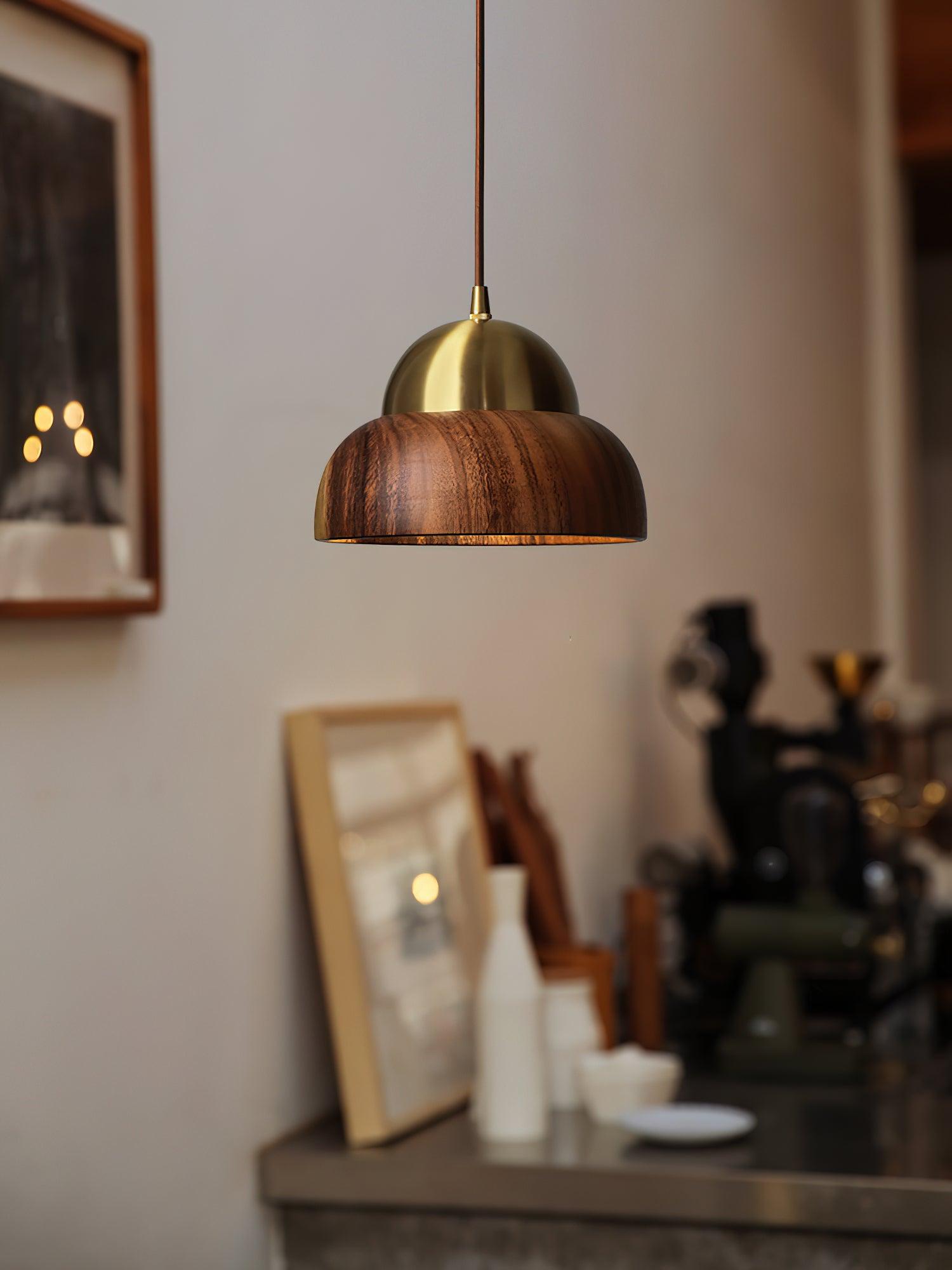 Bronze Lampe Pendante en Laiton Rustique - Neutralighting