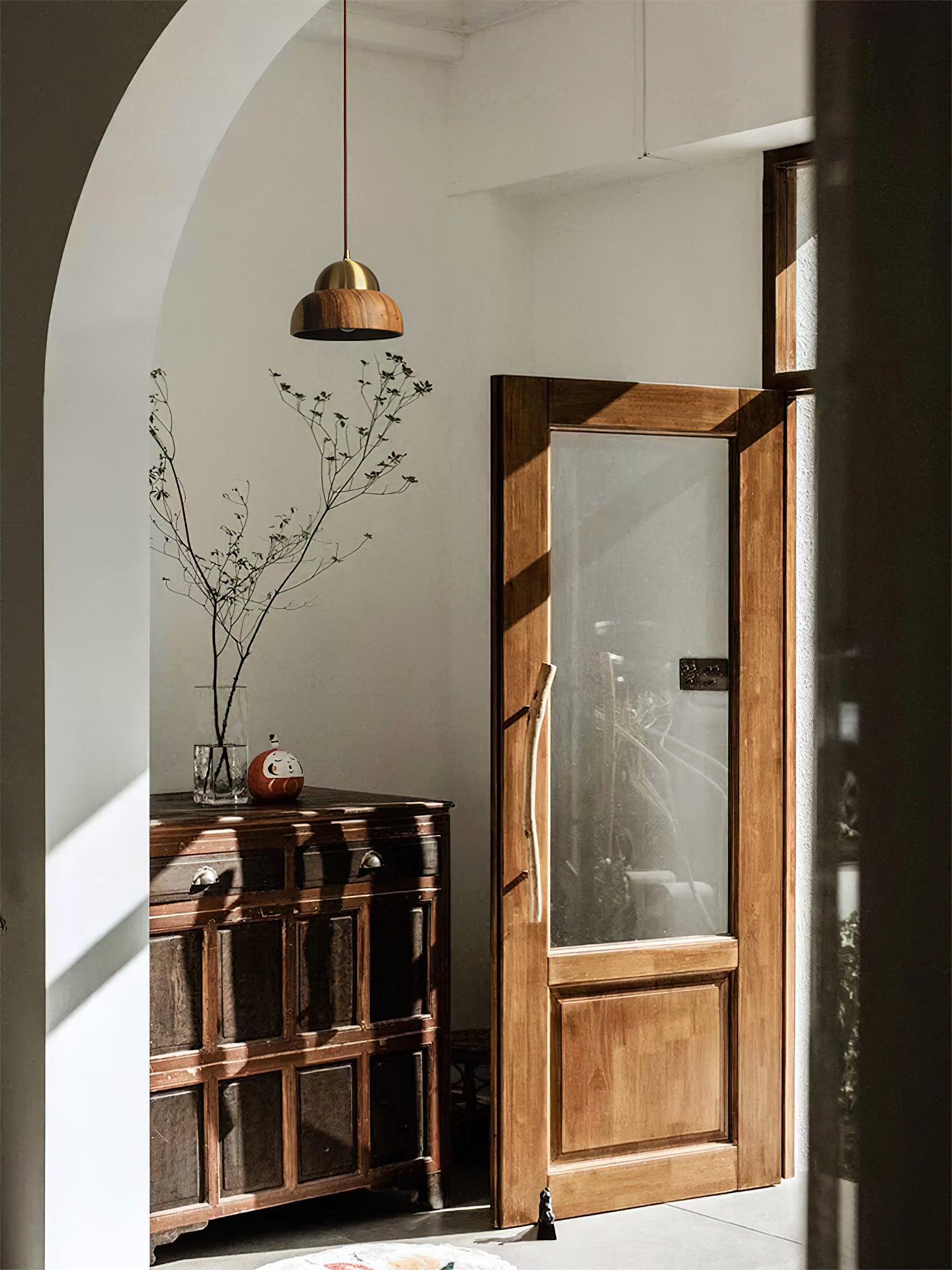 Bronze Lampe Pendante en Laiton Rustique - Neutralighting