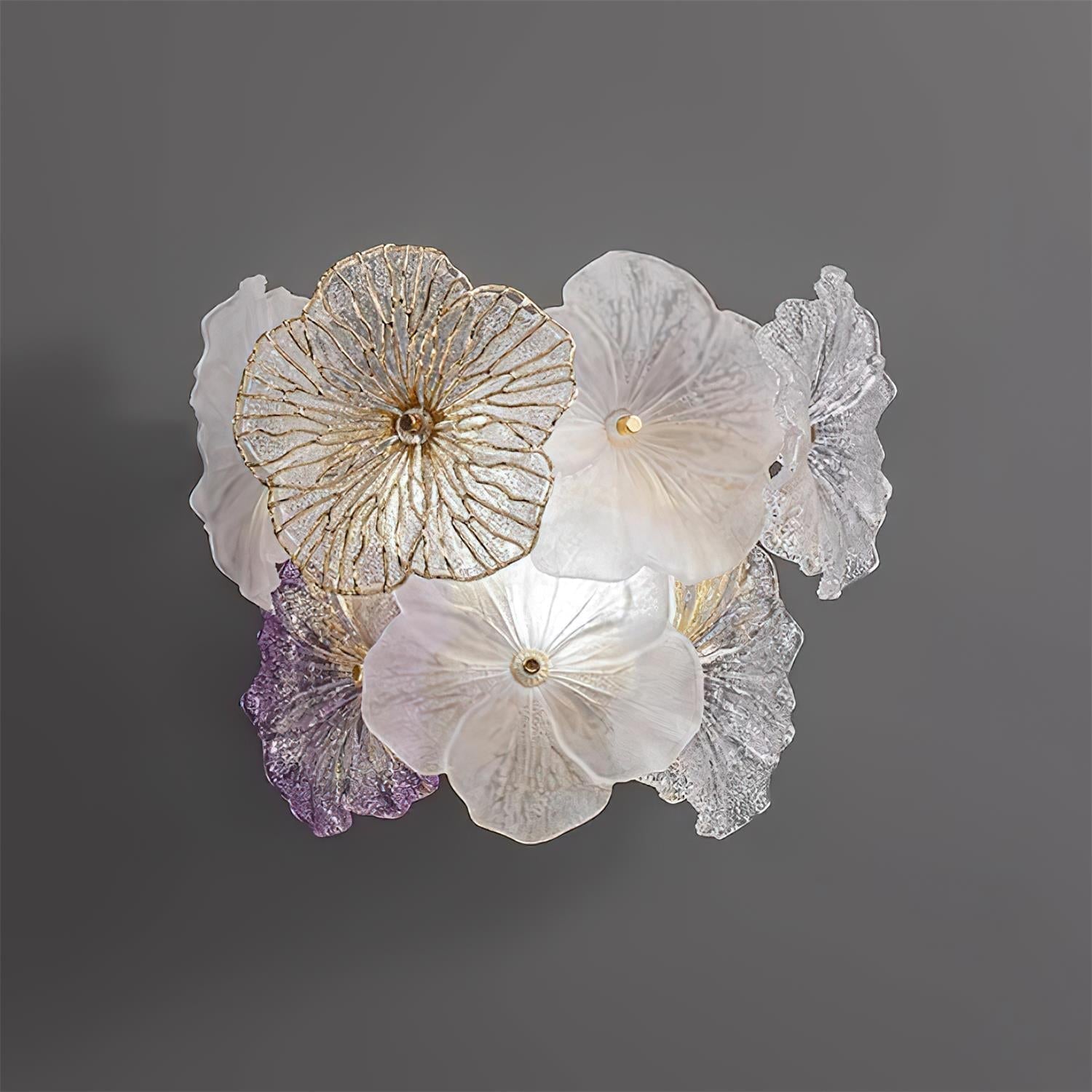 Elaria Applique Murale Accent Pétale en Verre - Neutralighting