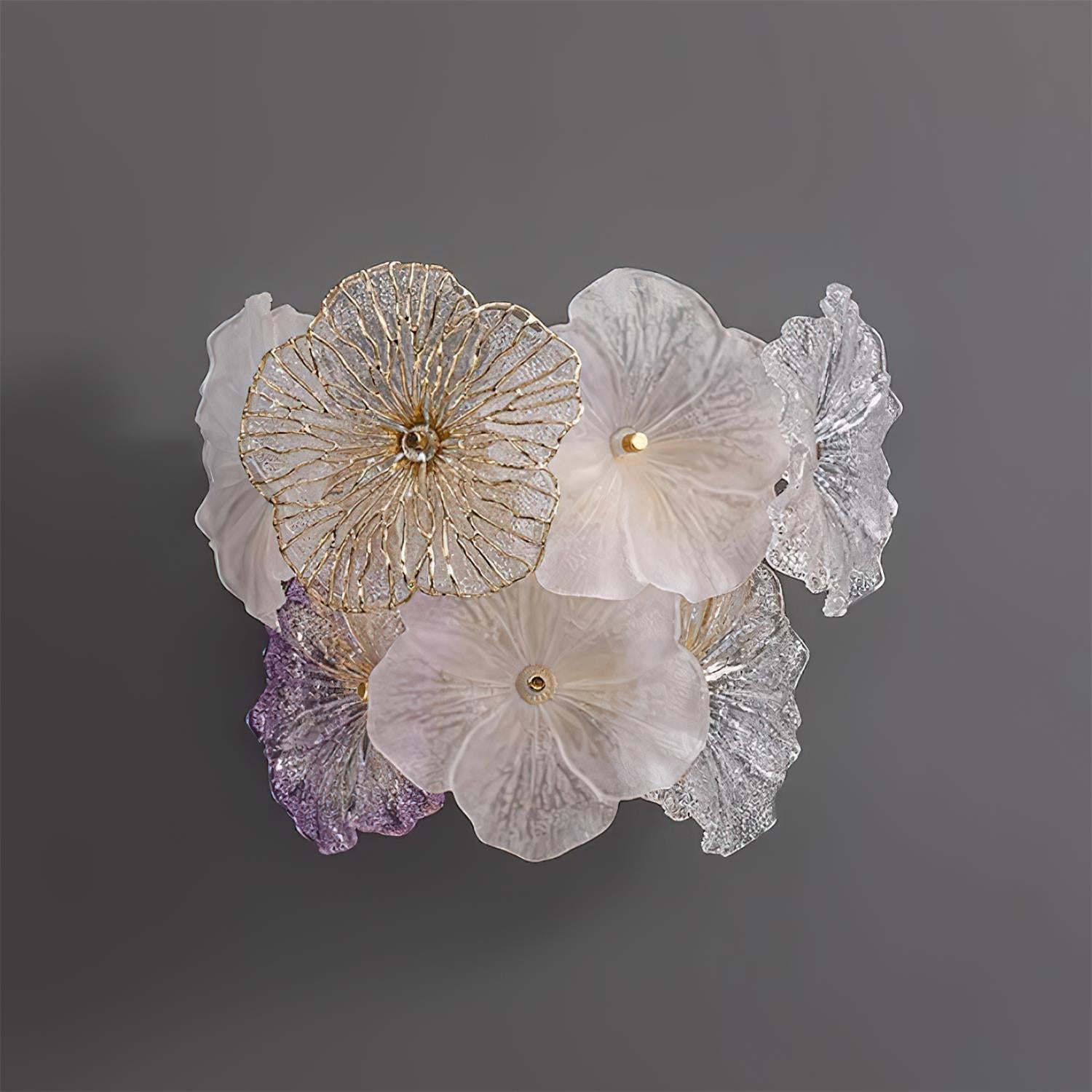 Elaria Applique Murale Accent Pétale en Verre - Neutralighting