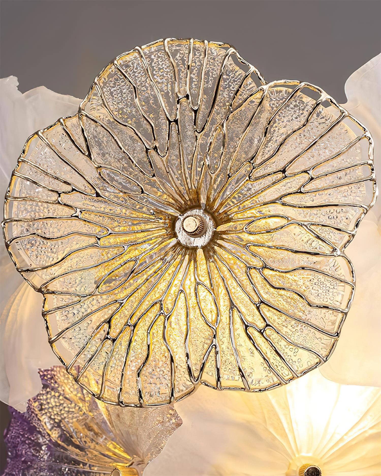 Elaria Applique Murale Accent Pétale en Verre - Neutralighting