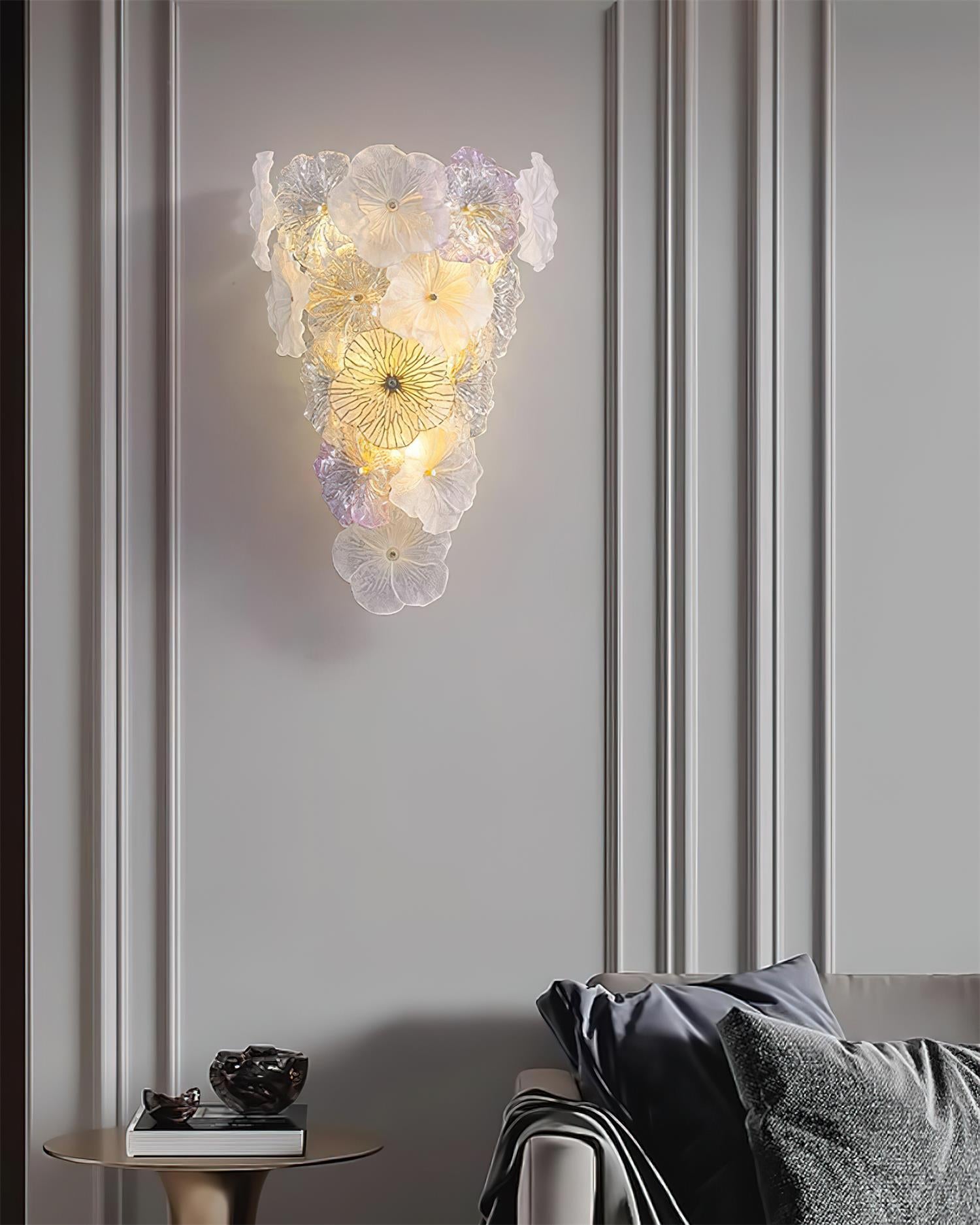 Elaria Applique Murale Accent Pétale en Verre - Neutralighting