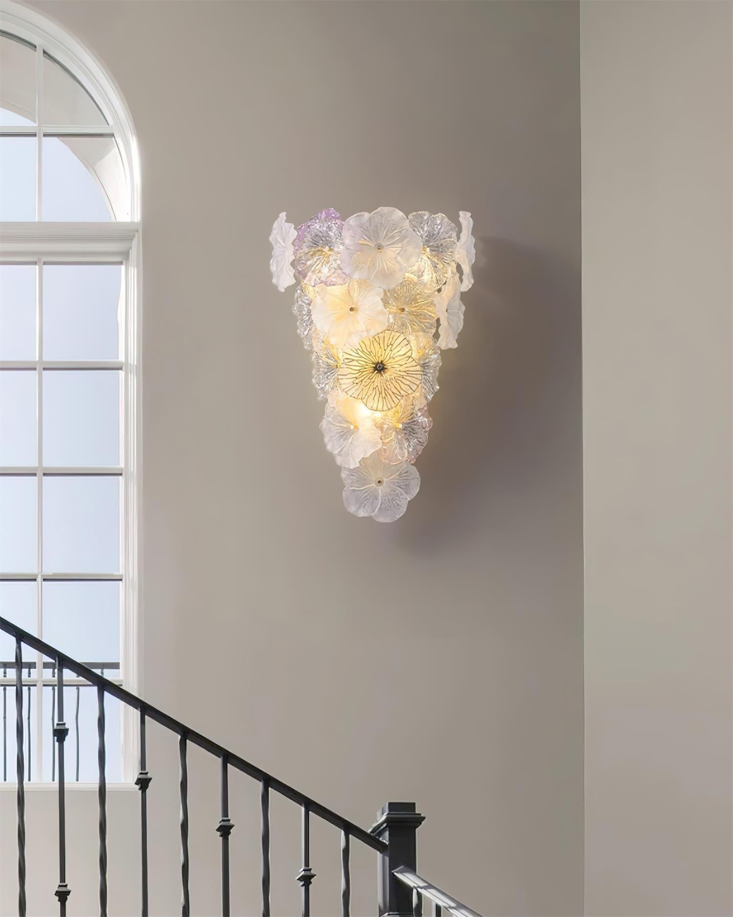 Elaria Applique Murale Accent Pétale en Verre - Neutralighting