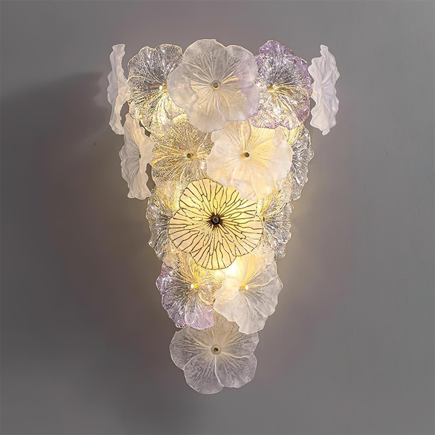 Elaria Applique Murale Accent Pétale en Verre - Neutralighting