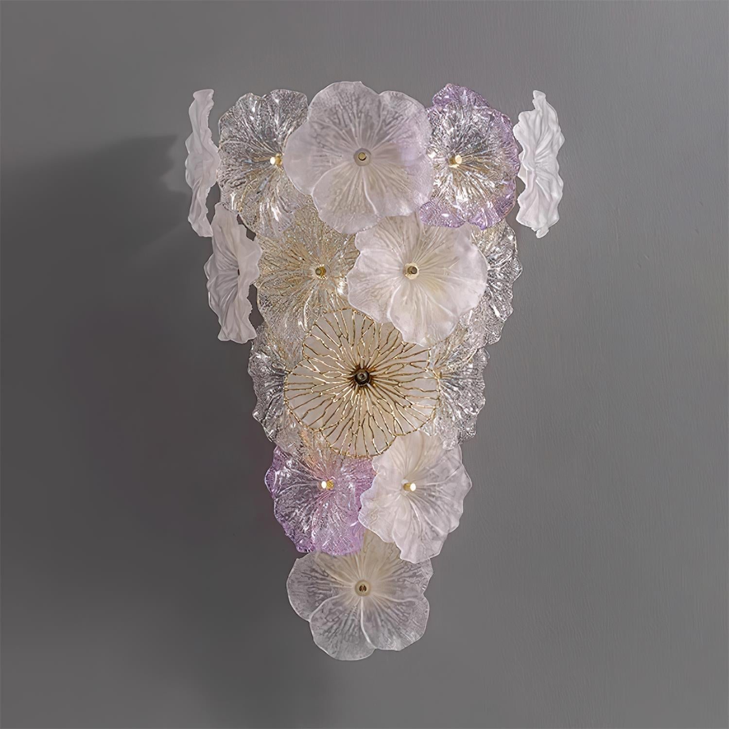 Elaria Applique Murale Accent Pétale en Verre - Neutralighting