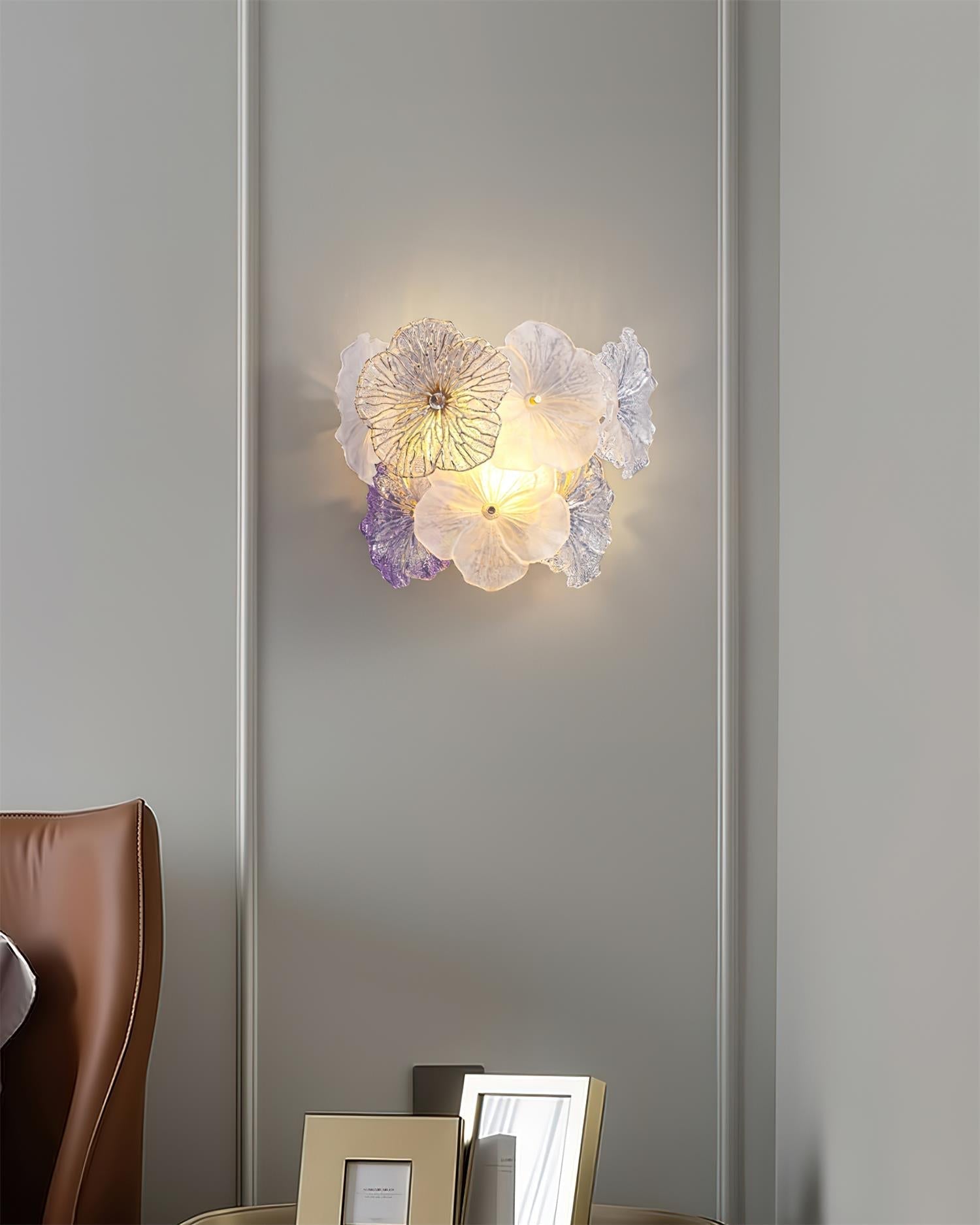 Elaria Applique Murale Accent Pétale en Verre - Neutralighting