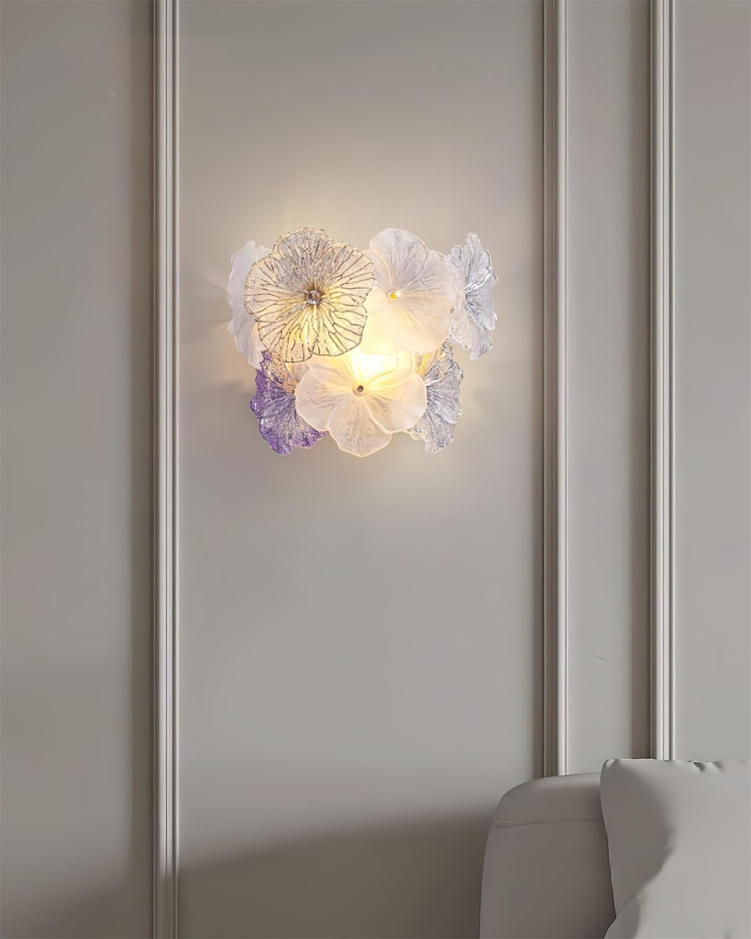 Elaria Applique Murale Accent Pétale en Verre - Neutralighting