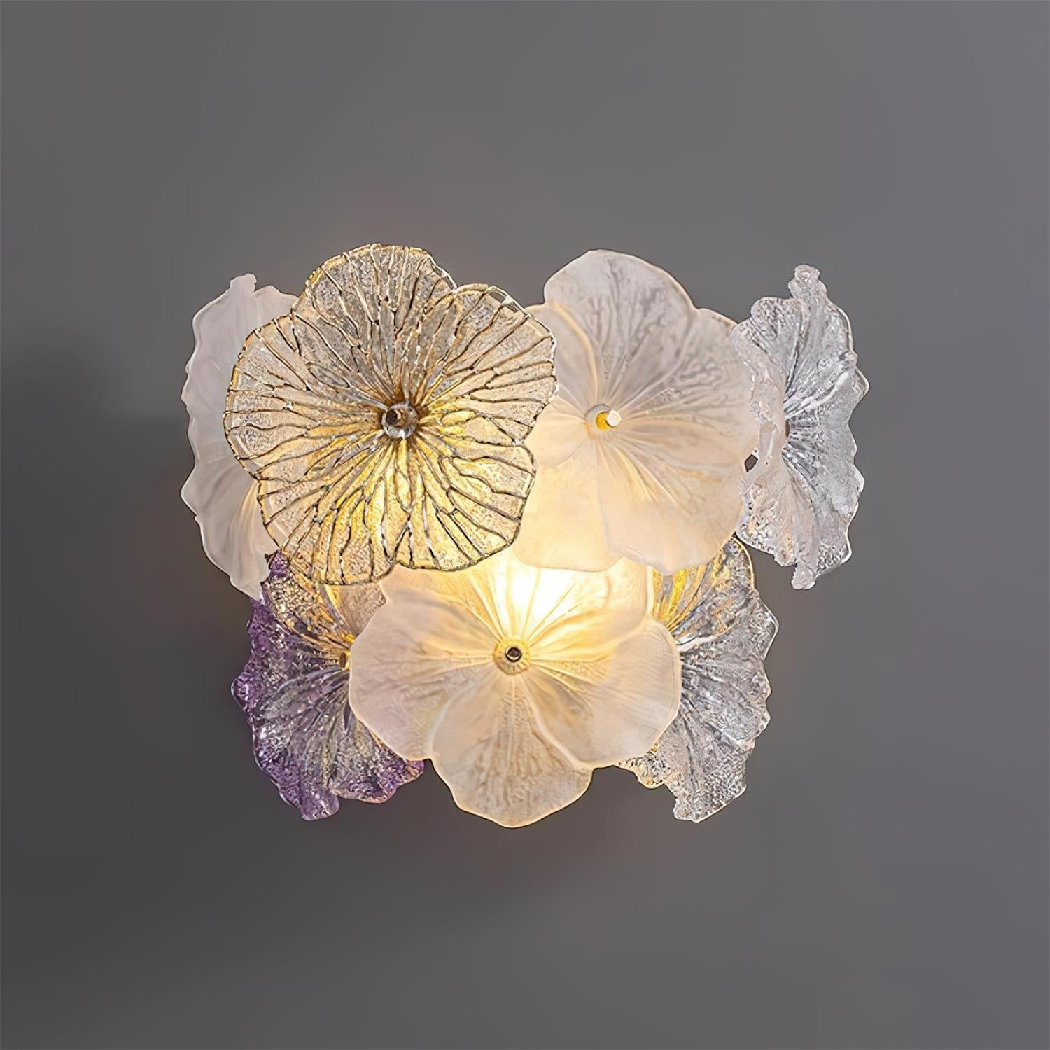 Elaria Applique Murale Accent Pétale en Verre - Neutralighting