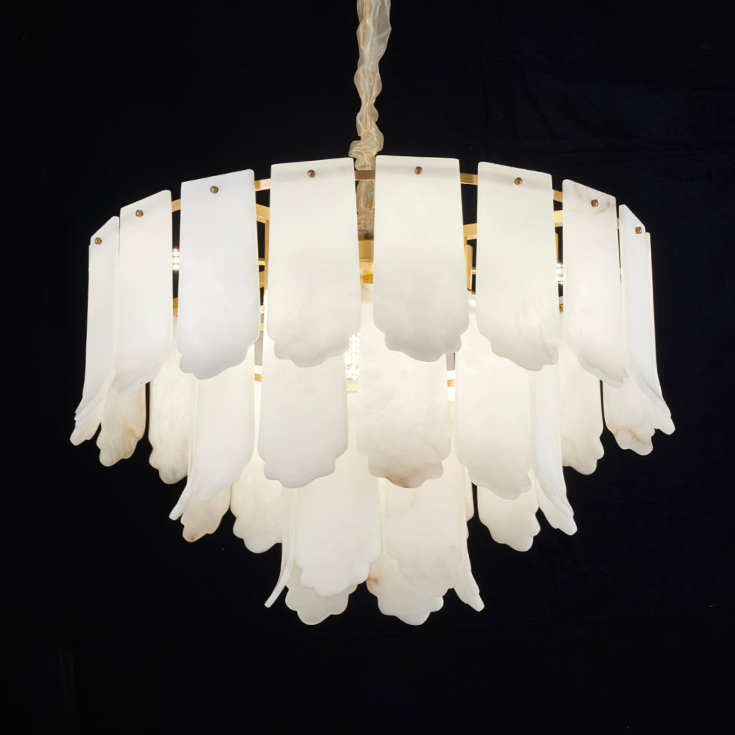 Hue Lustre Laiton Albâtre Luxe Postmoderne - Neutralighting