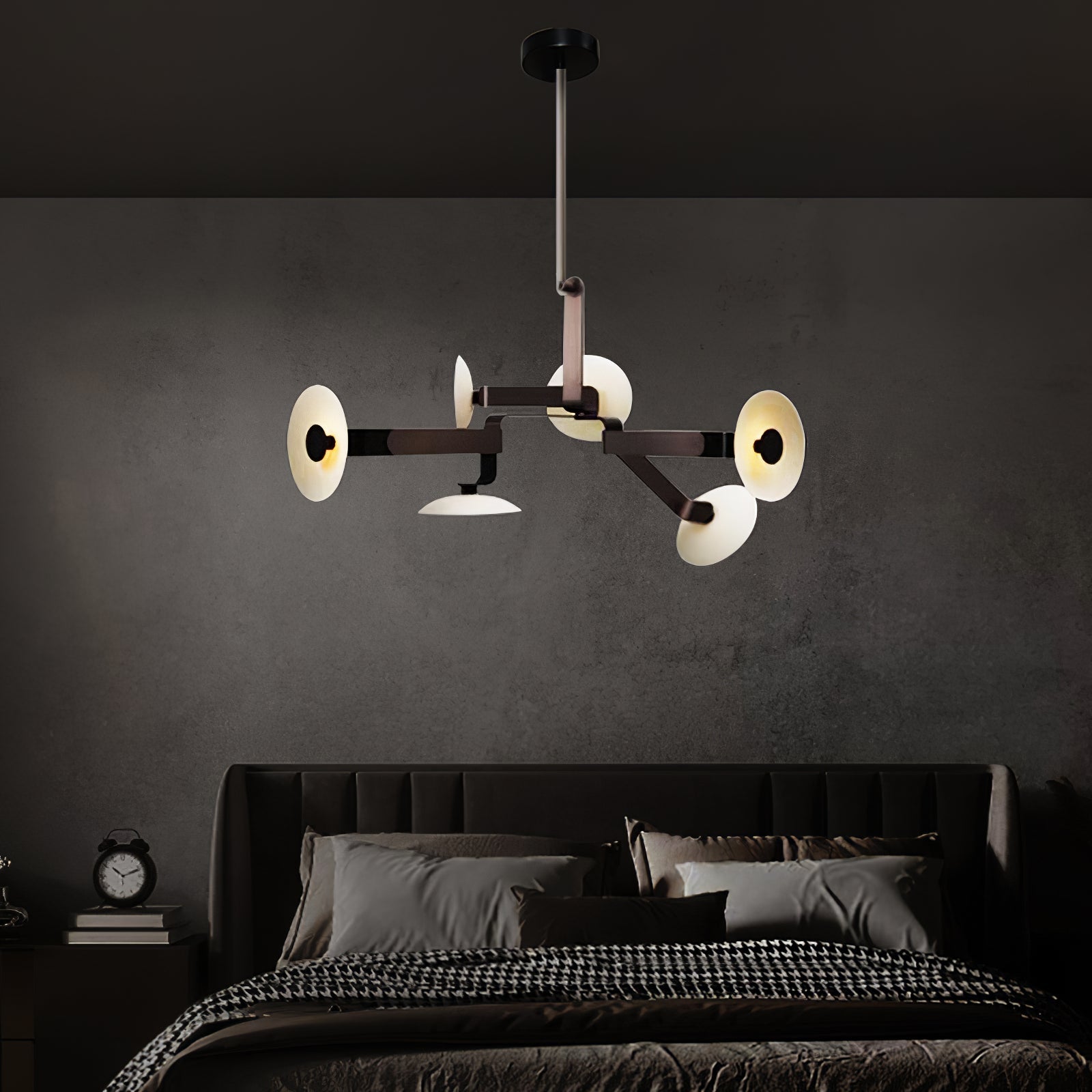 Jade Lustre Métal Marron Créativité Individuelle - Neutralighting