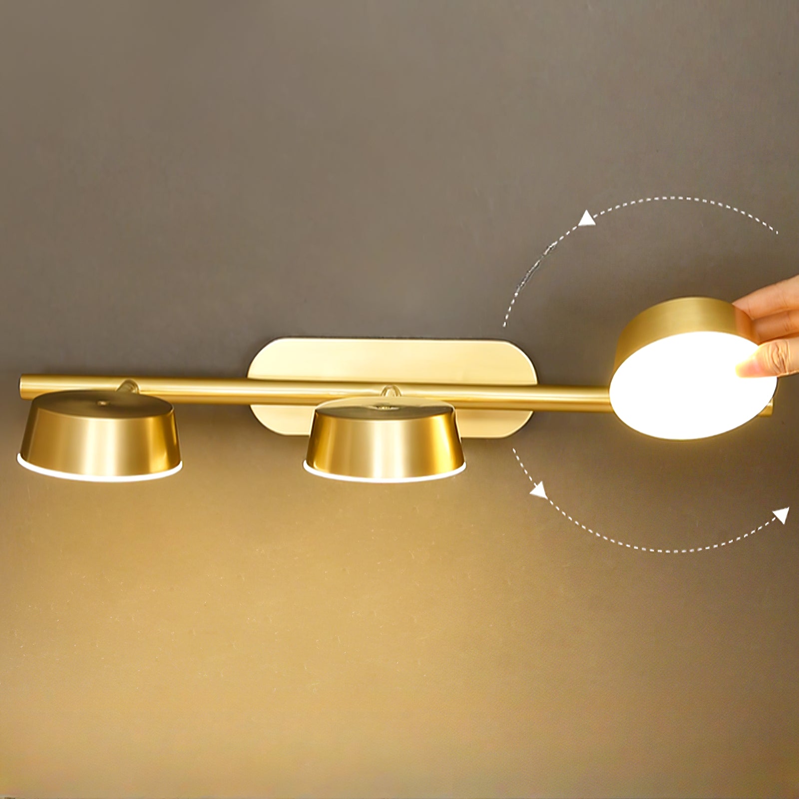 Edward Premium Élégance Coiffeuse Laiton Applique Murale - Neutralighting