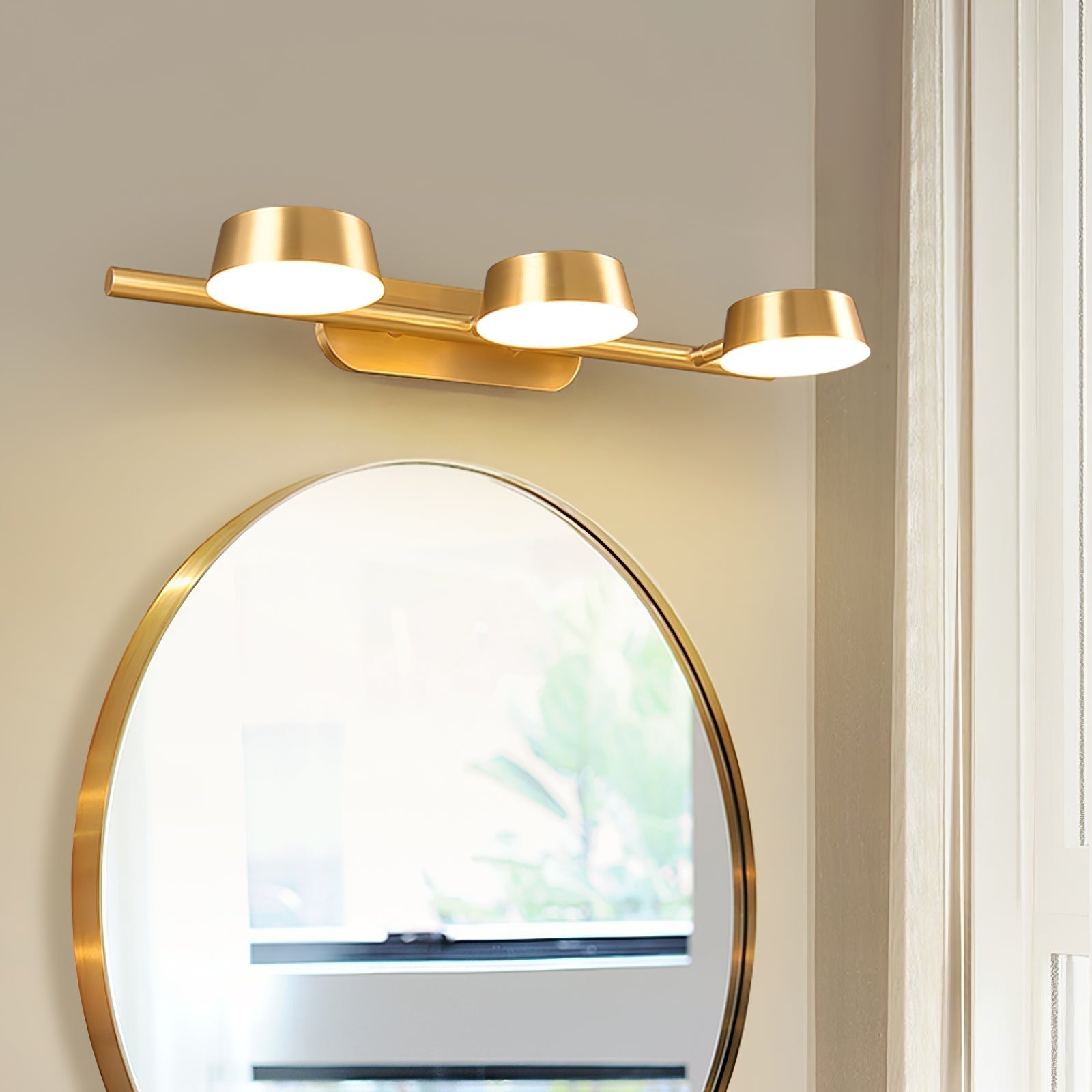 Edward Premium Élégance Coiffeuse Laiton Applique Murale - Neutralighting