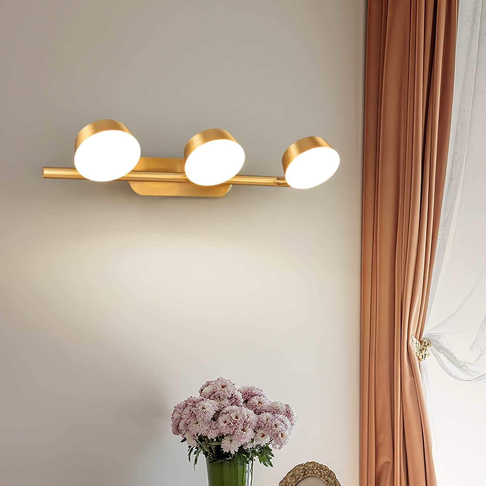 Edward Premium Élégance Coiffeuse Laiton Applique Murale - Neutralighting