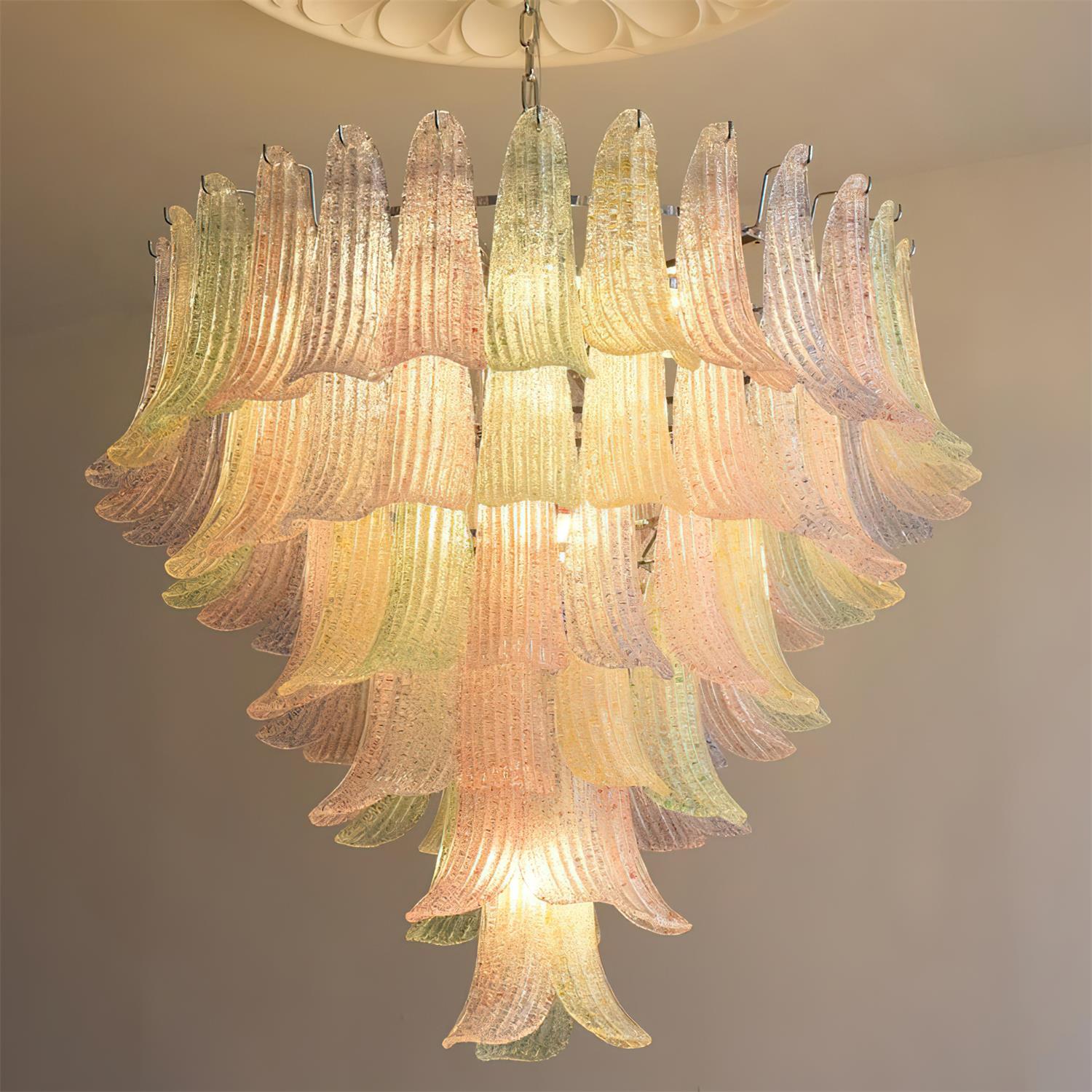 ElenaLustre Pétales En Verre En Forme De Main Sur Cadre Superposé - Neutralighting