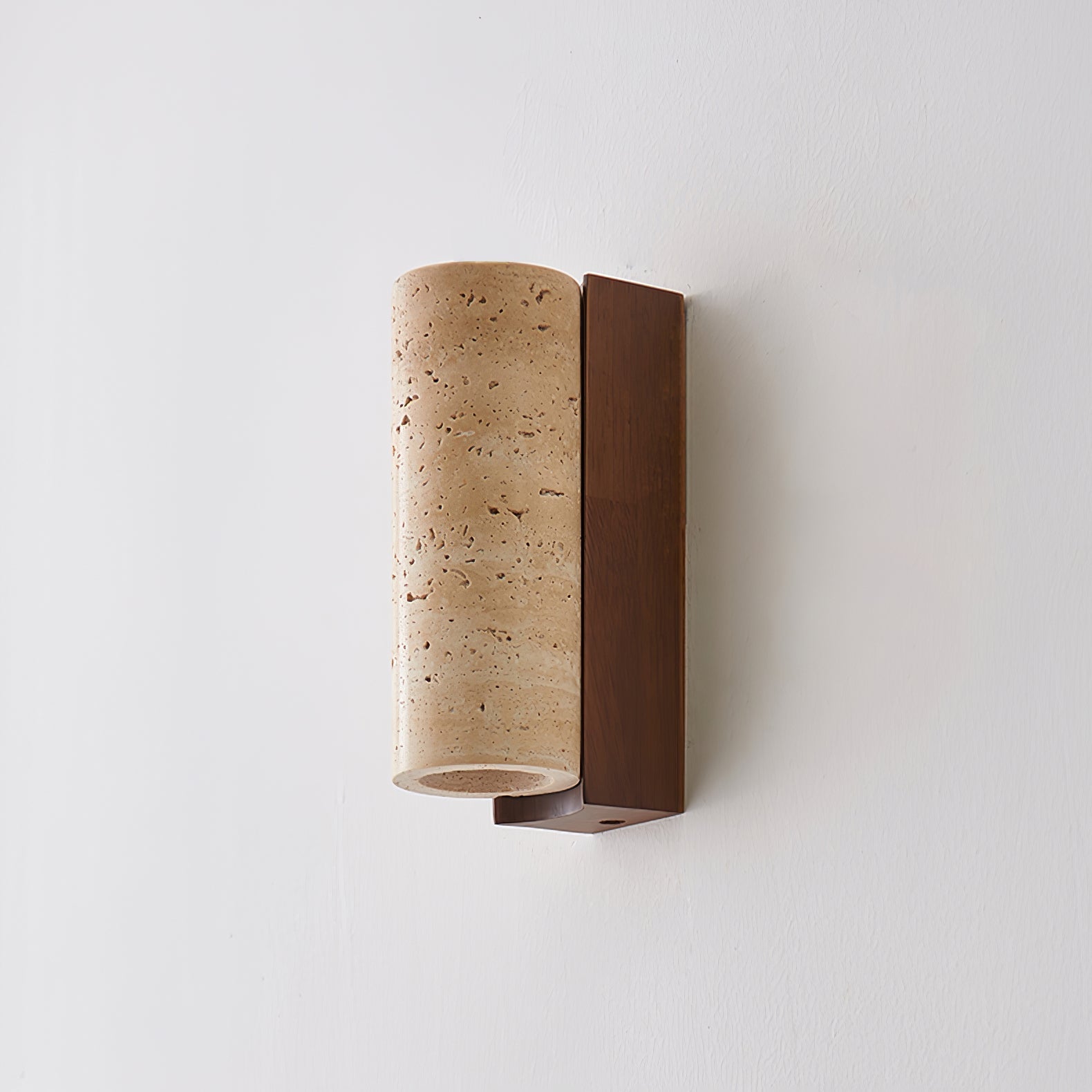 Nula Applique Murale en Travertin Naturel - Neutralighting