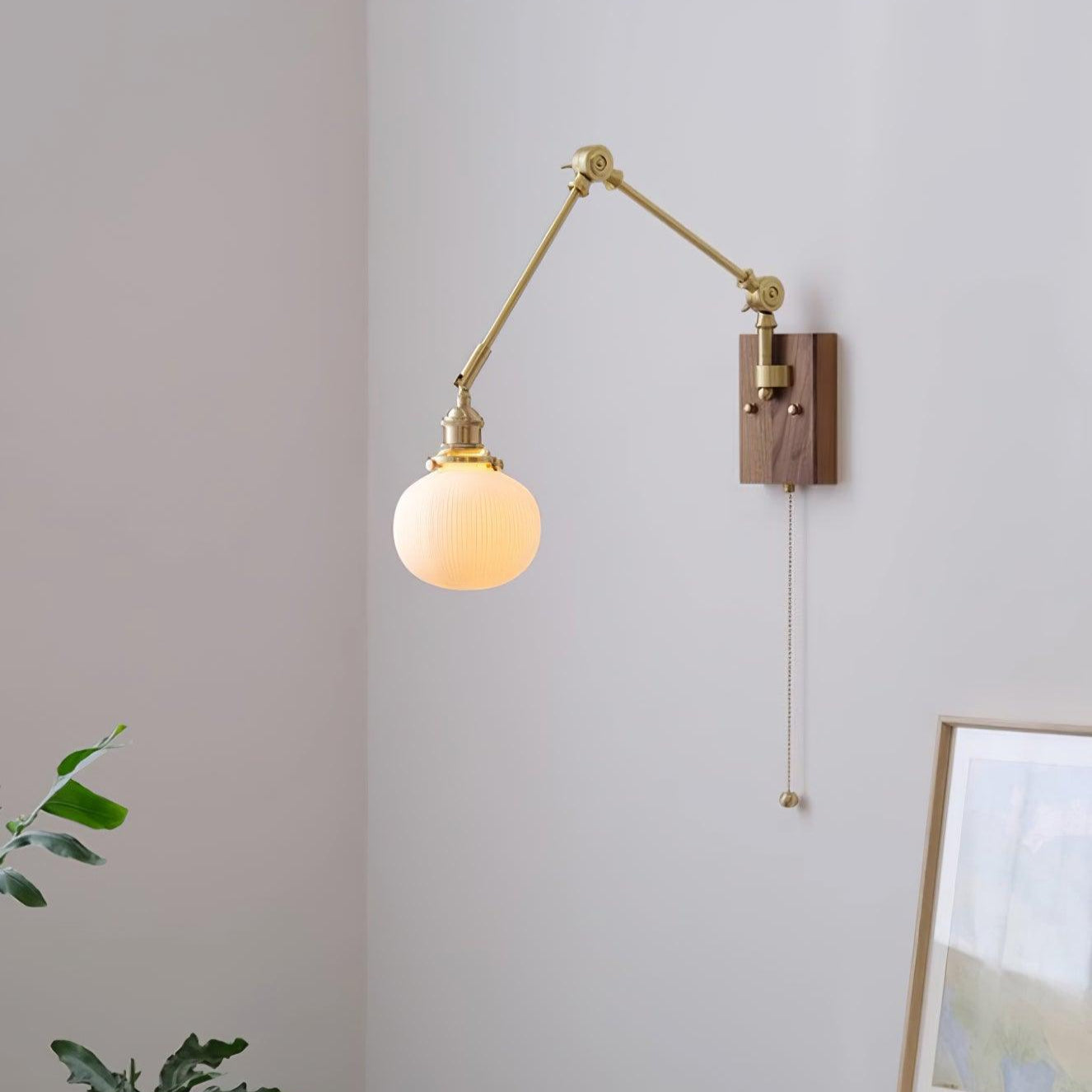 Brione Applique Murale Vintage Bras Pivotant Réglable - Neutralighting