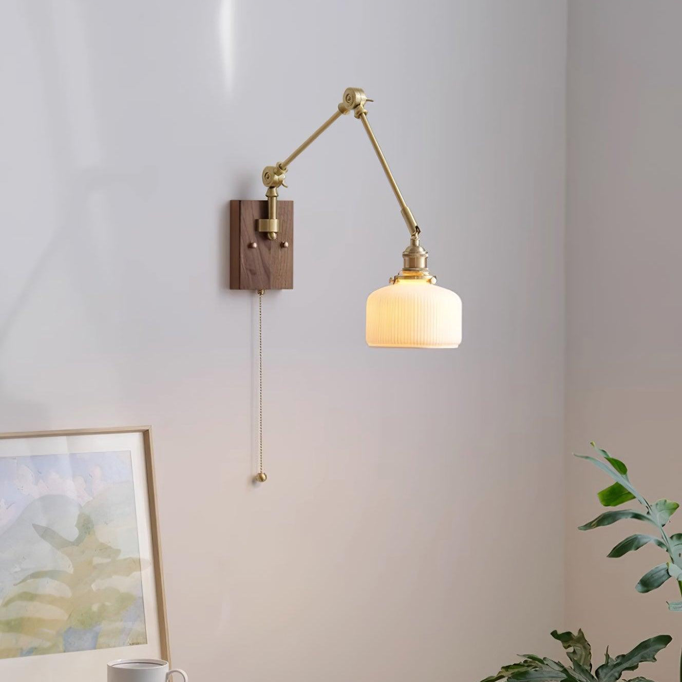 Brione Applique Murale Vintage Bras Pivotant Réglable - Neutralighting