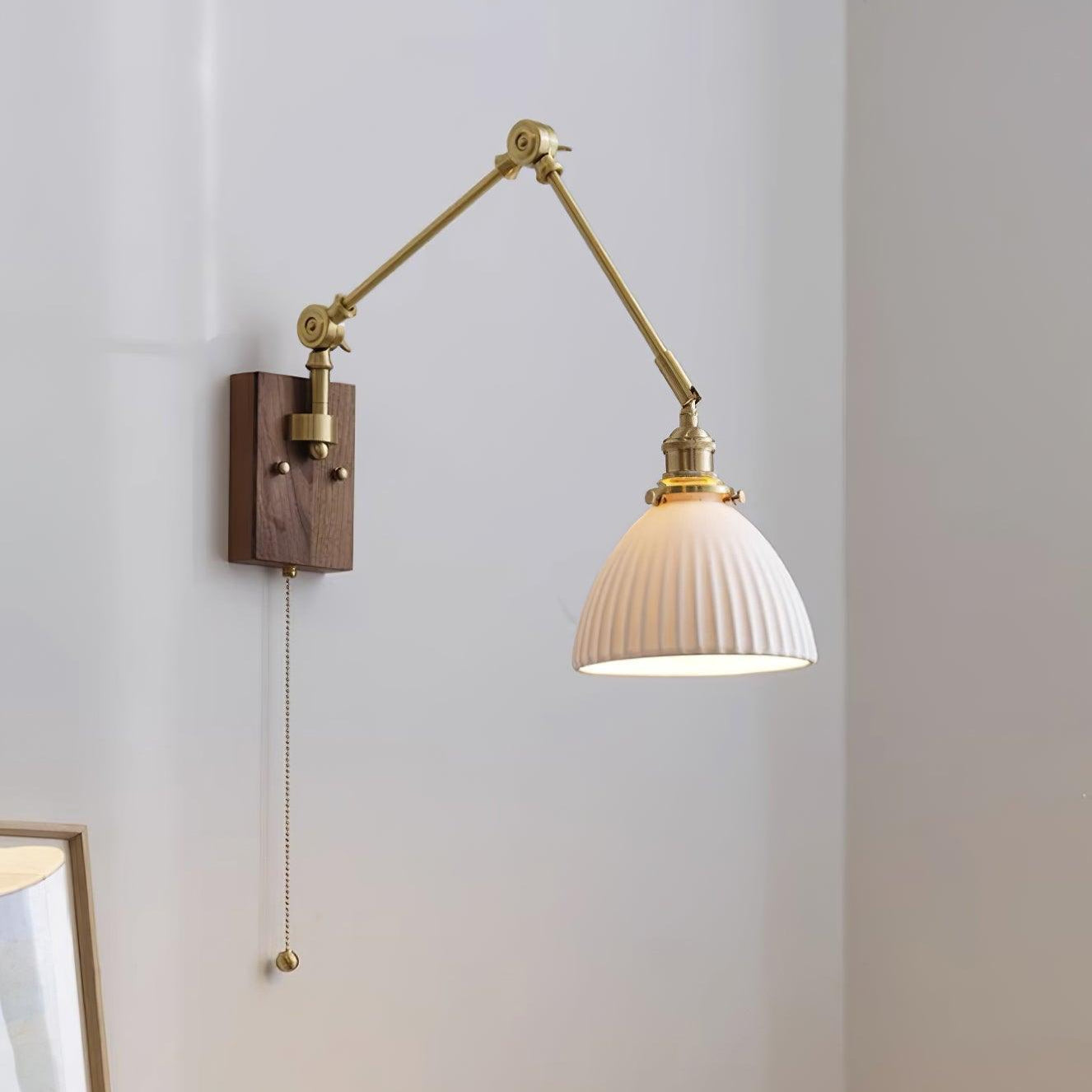 Brione Applique Murale Vintage Bras Pivotant Réglable - Neutralighting
