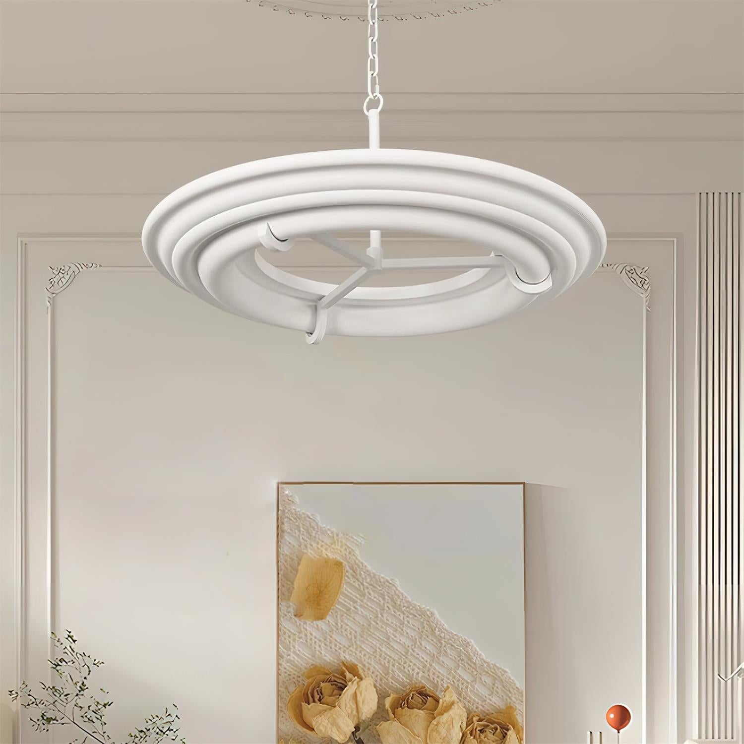 Ellie Lustre Plâtre Circulaire Artistique - Neutralighting