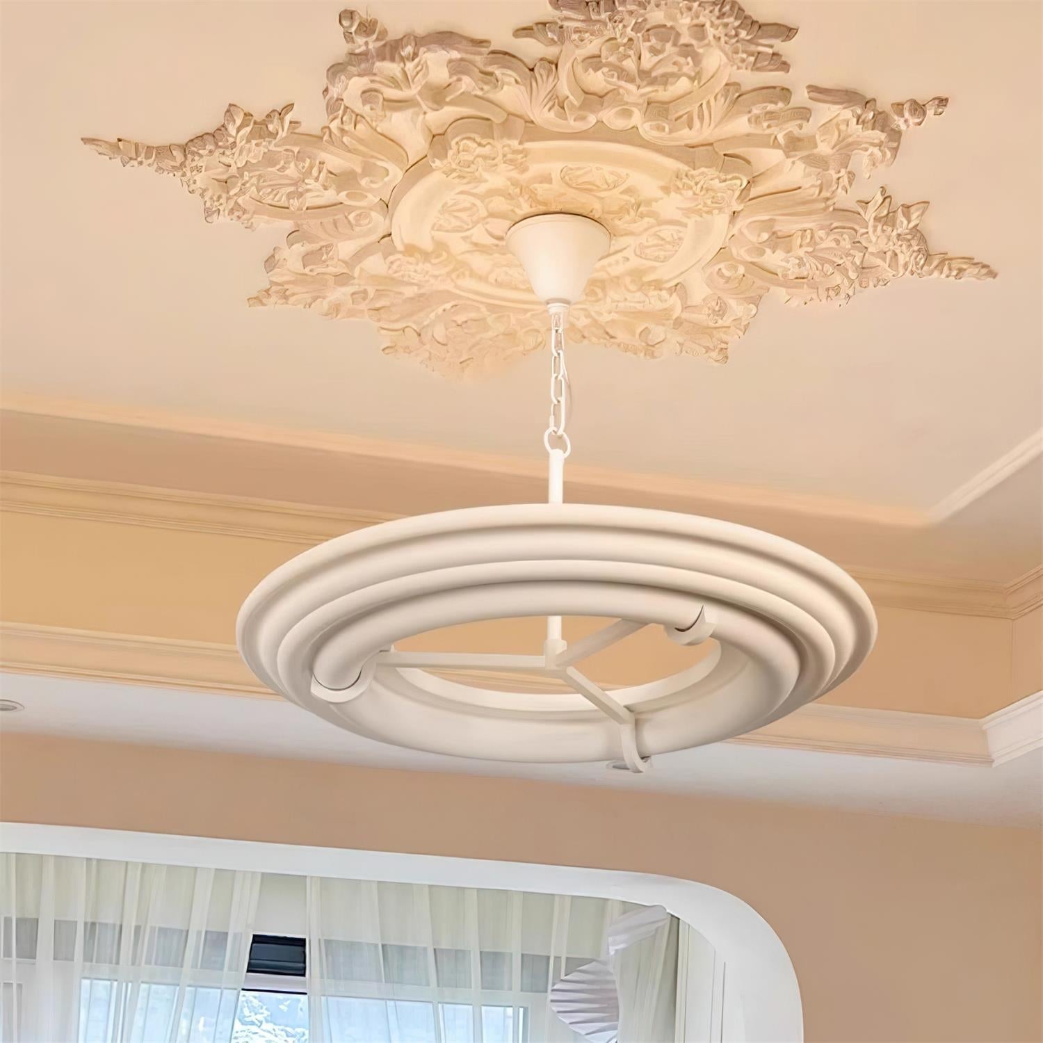 Ellie Lustre Plâtre Circulaire Artistique - Neutralighting
