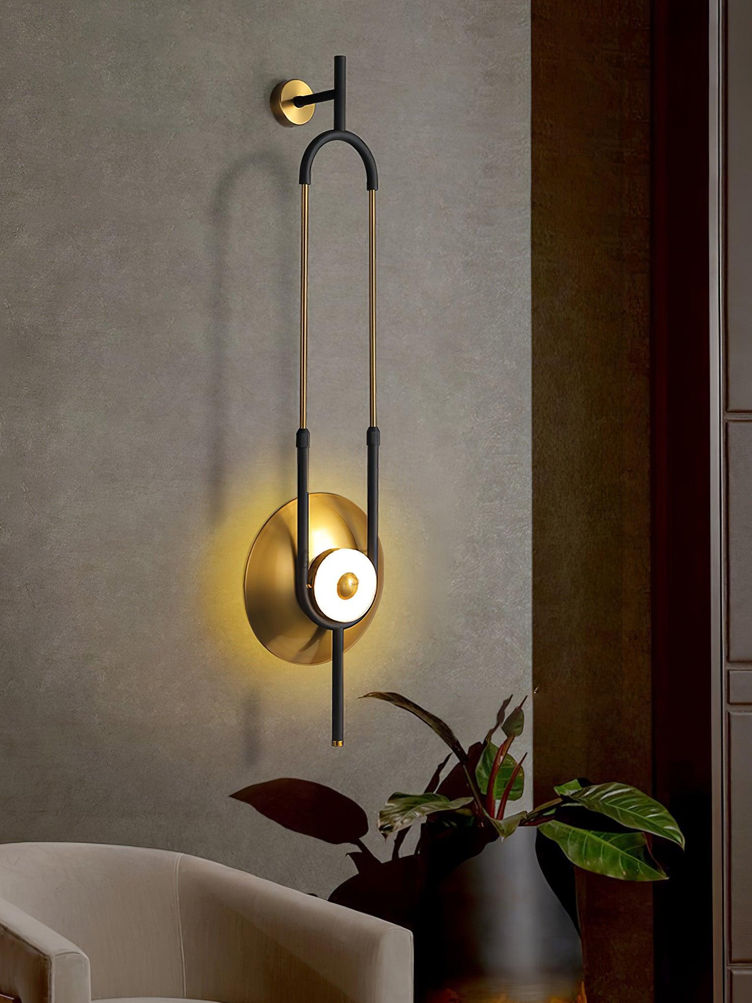Ivory Lampe Murale Anneau Moderne en Marbre - Neutralighting