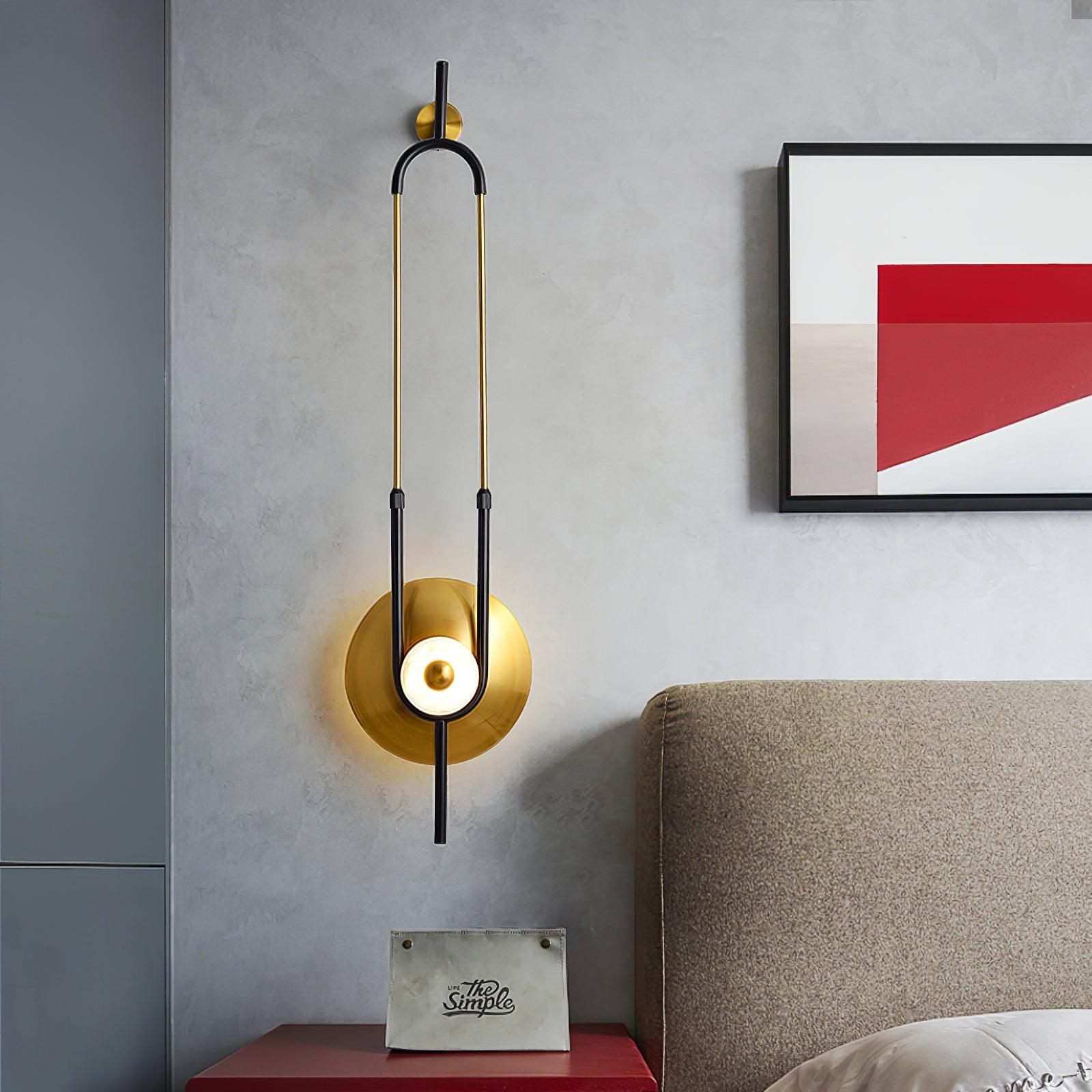 Ivory Lampe Murale Anneau Moderne en Marbre - Neutralighting