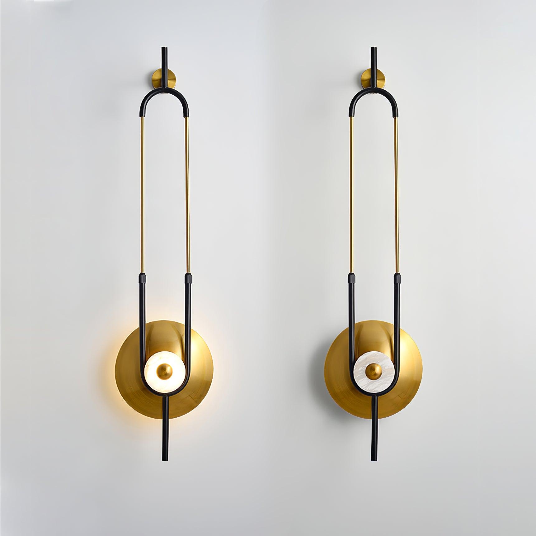 Ivory Lampe Murale Anneau Moderne en Marbre - Neutralighting
