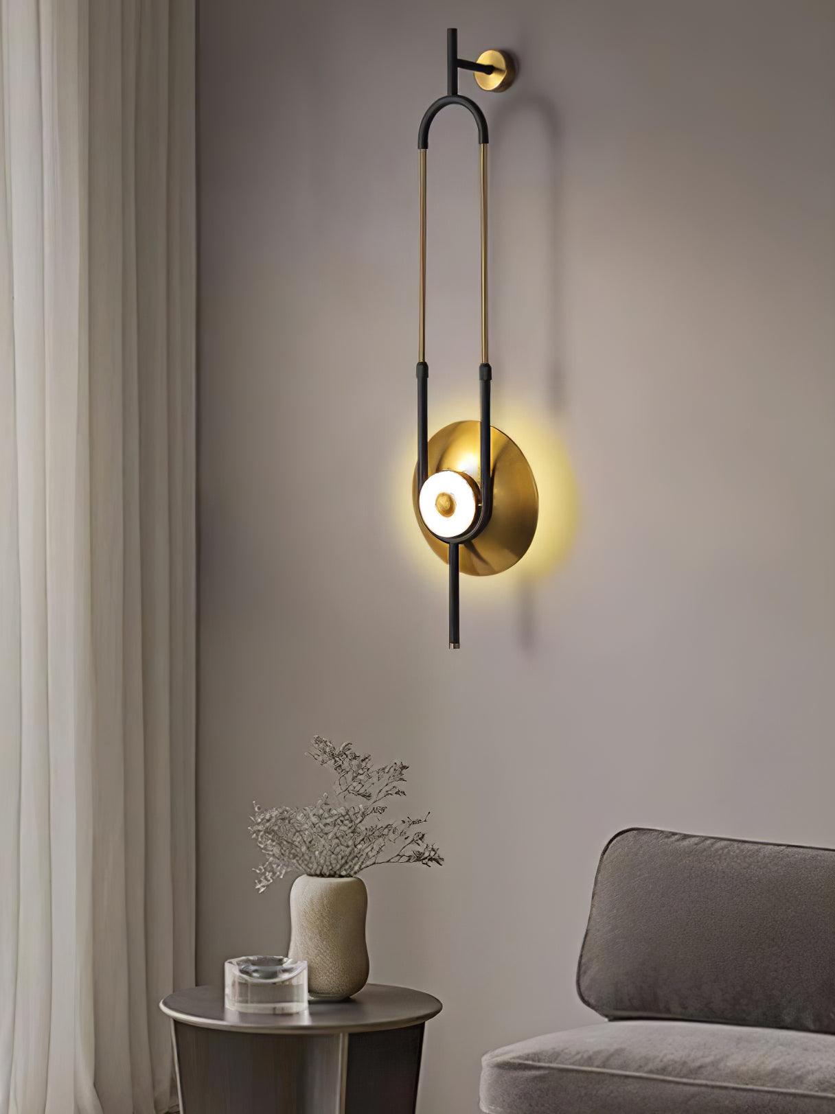 Ivory Lampe Murale Anneau Moderne en Marbre - Neutralighting